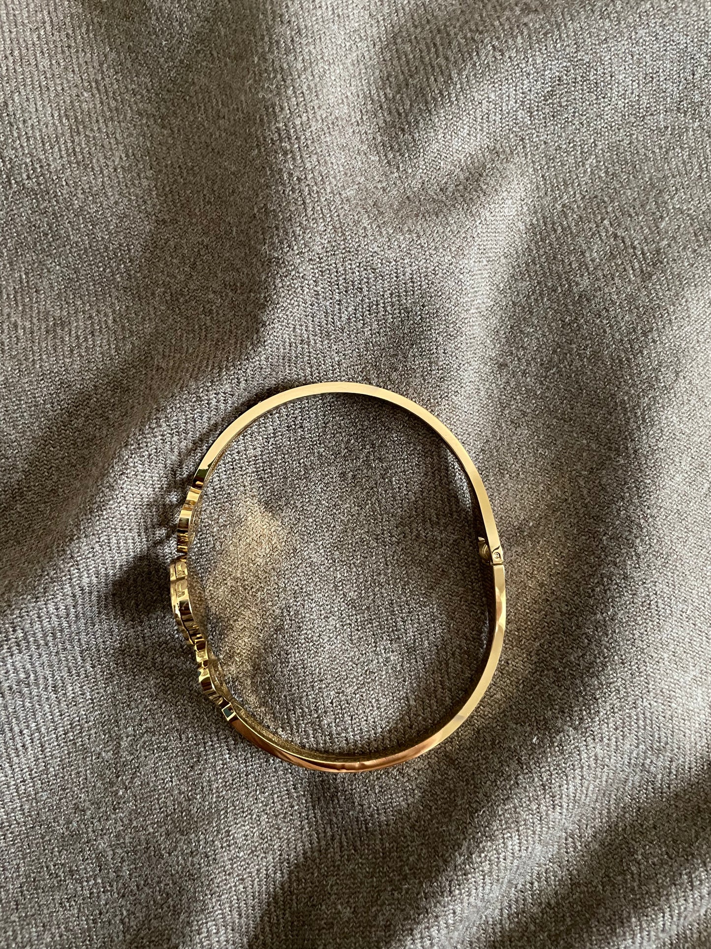 Lucky Clover Evil eye Bangle