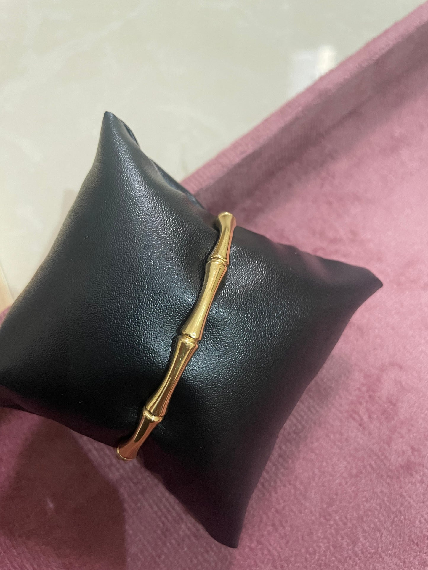 Bamboo Muse Gold Bangle