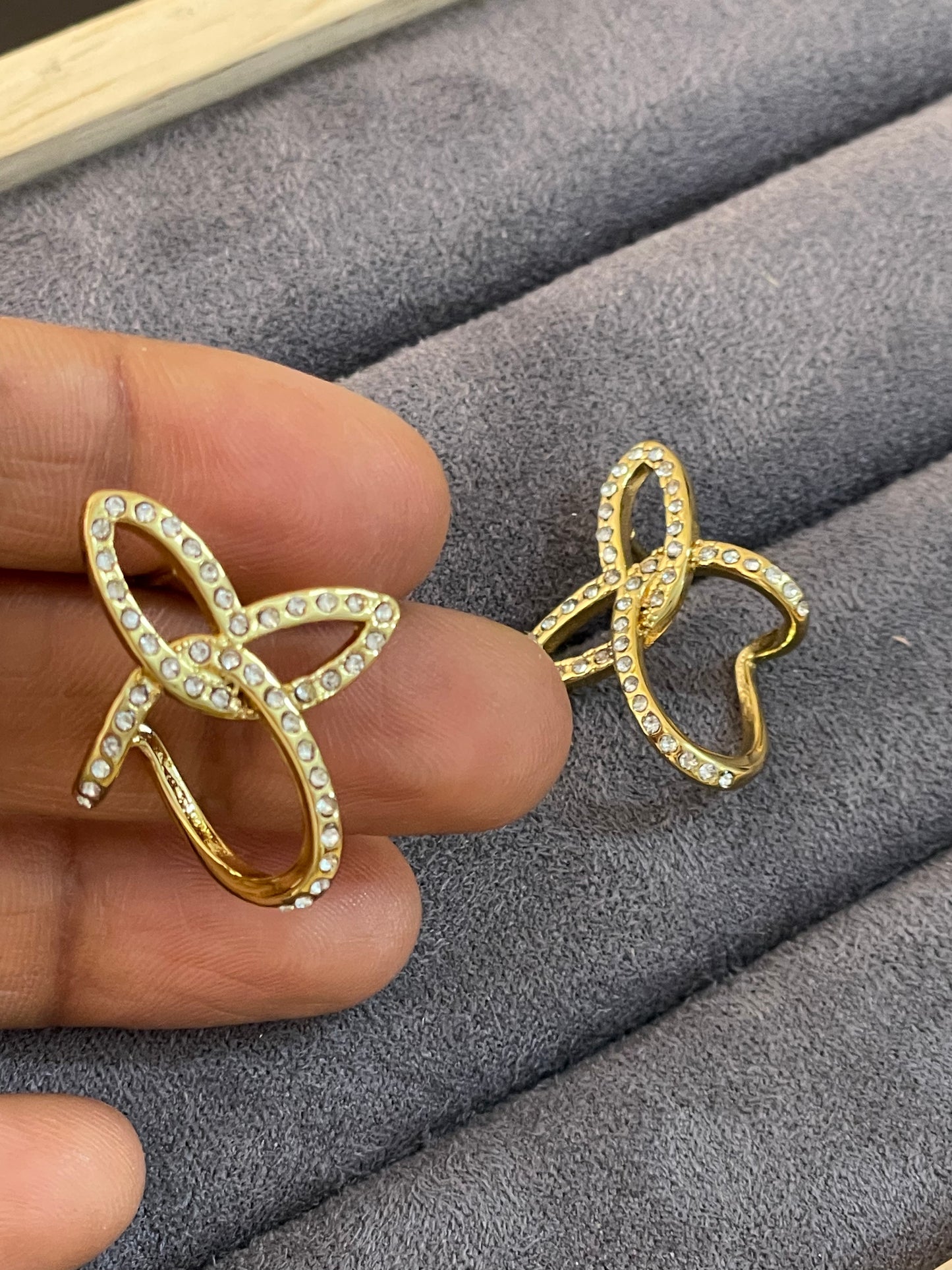 Abstract Butterfly Ear Wraparound earrings