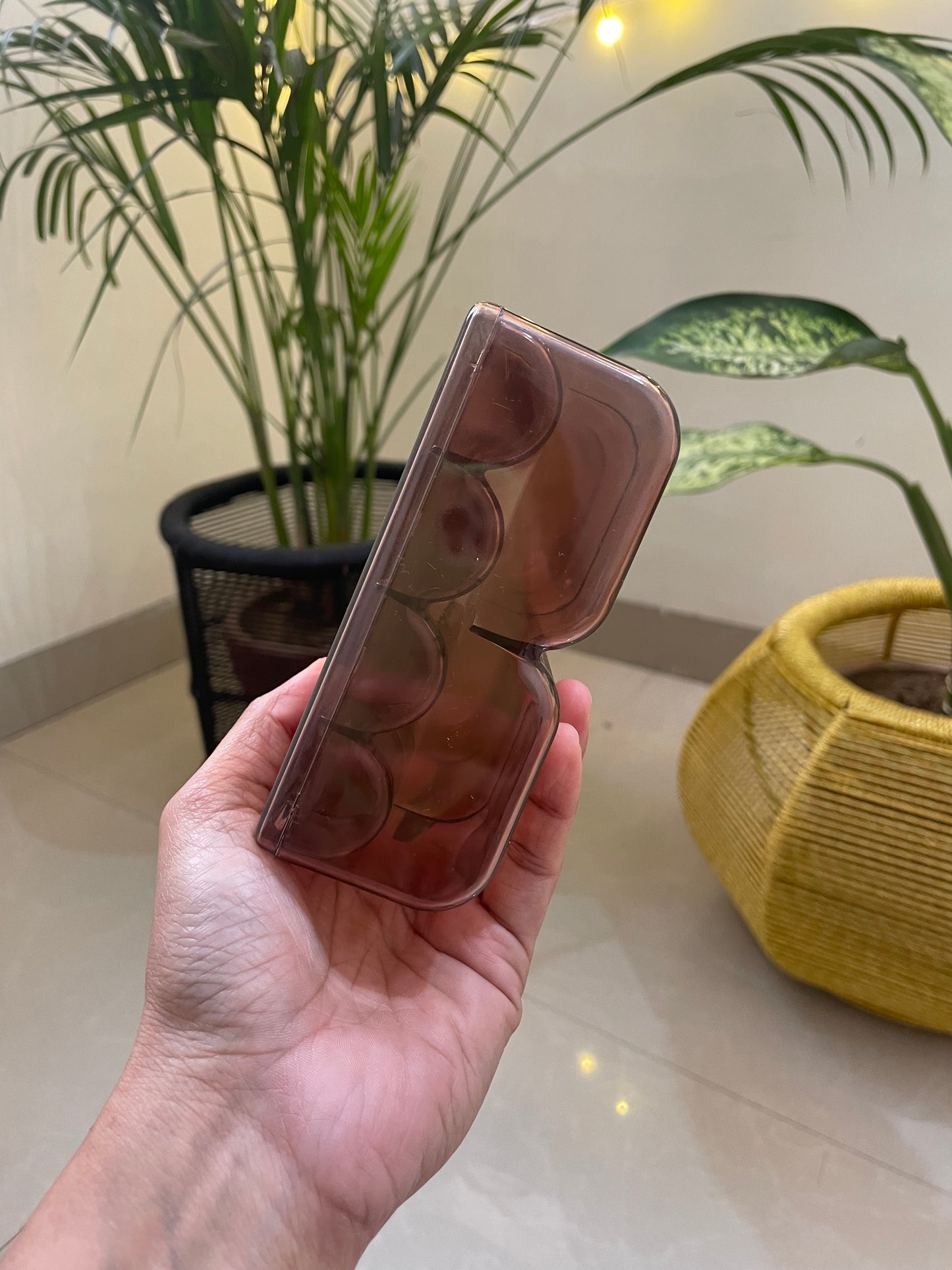 Brown Clear Organiser