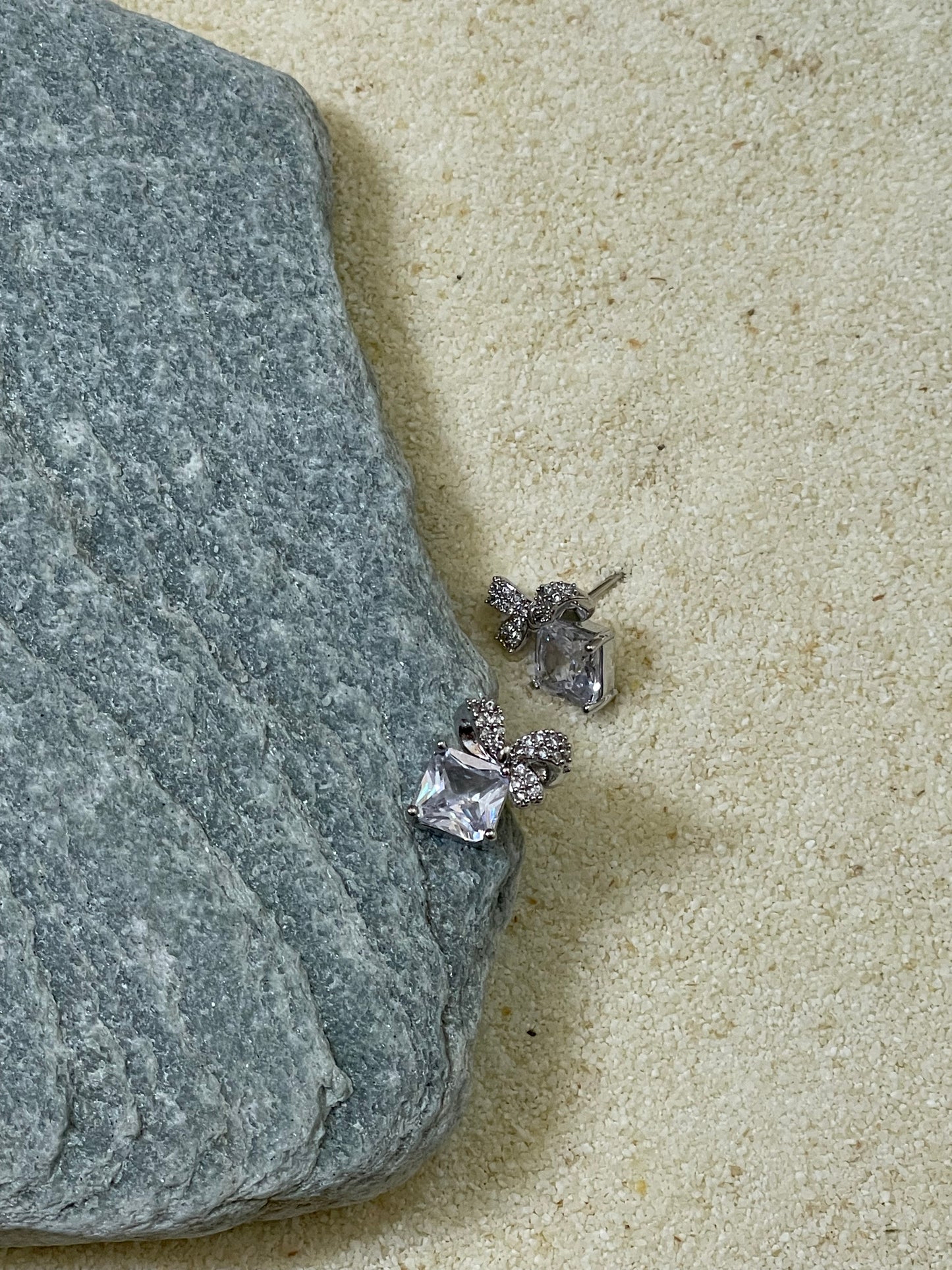 Crystal Whisper Butterfly Studs