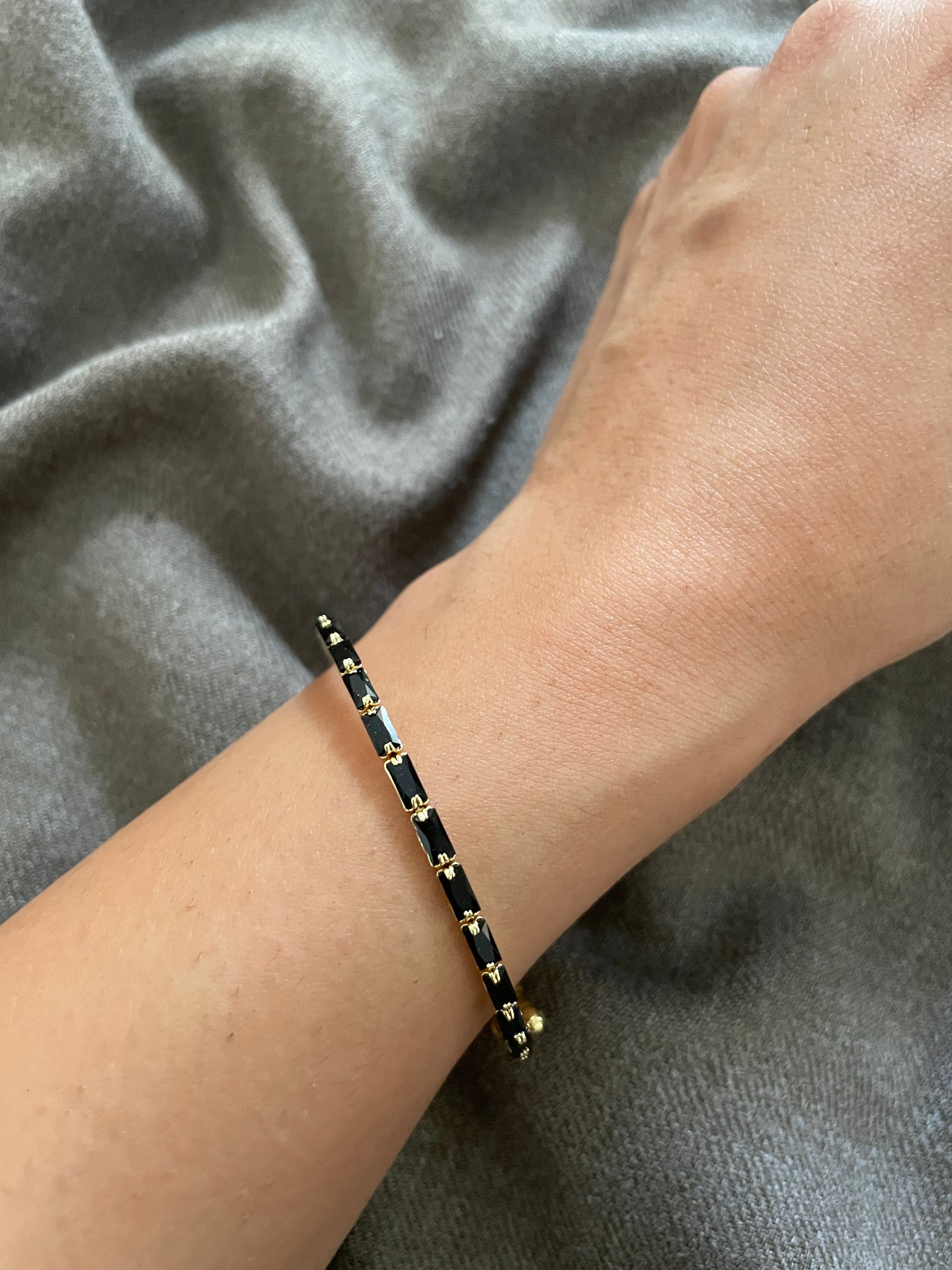 Delicate stone studded bangle