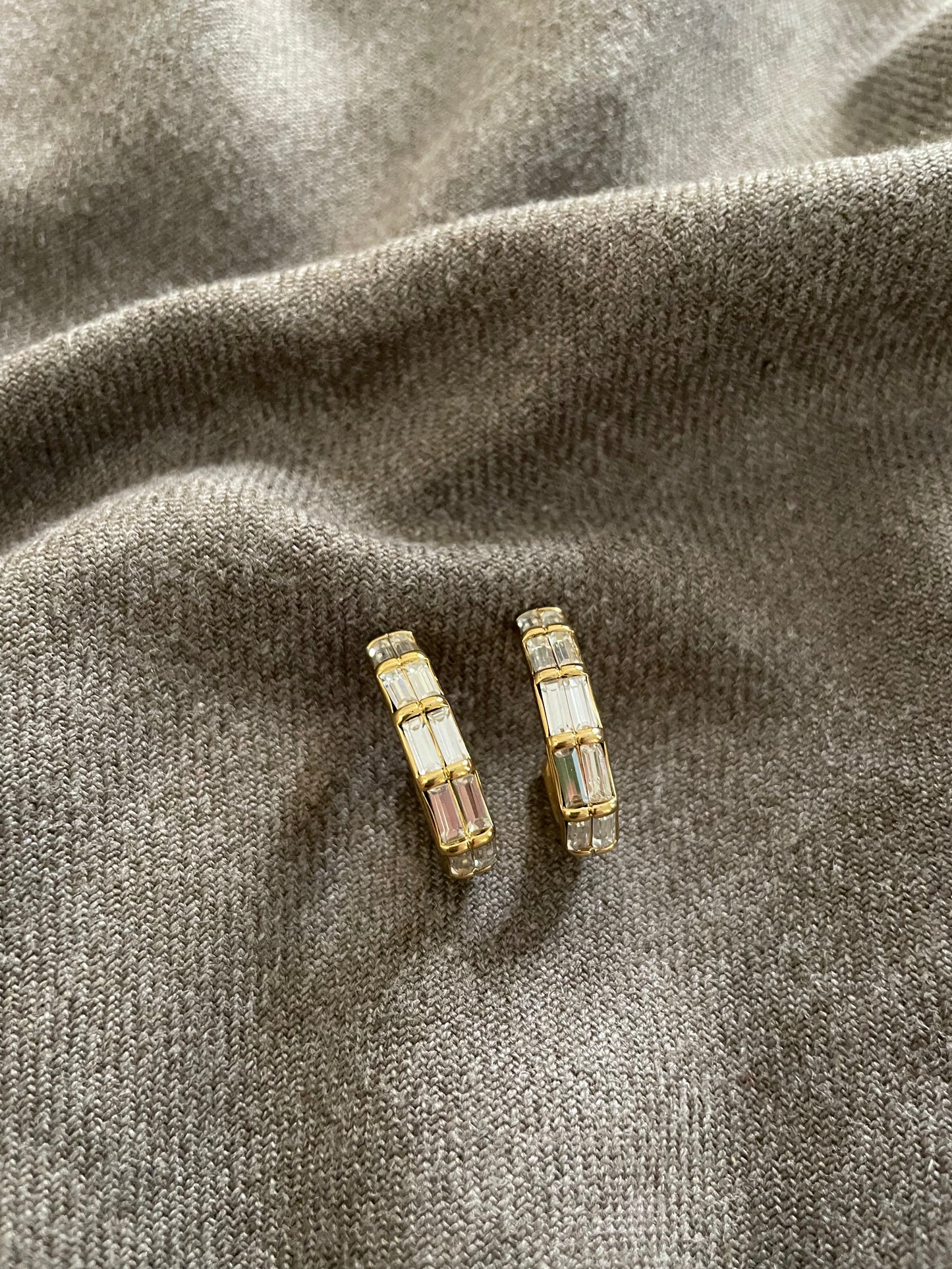 Radiant Baguette Earrings