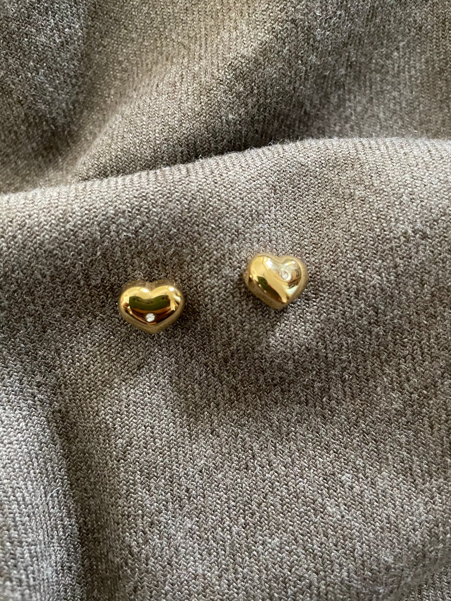 Eternal Heart Gold Studs