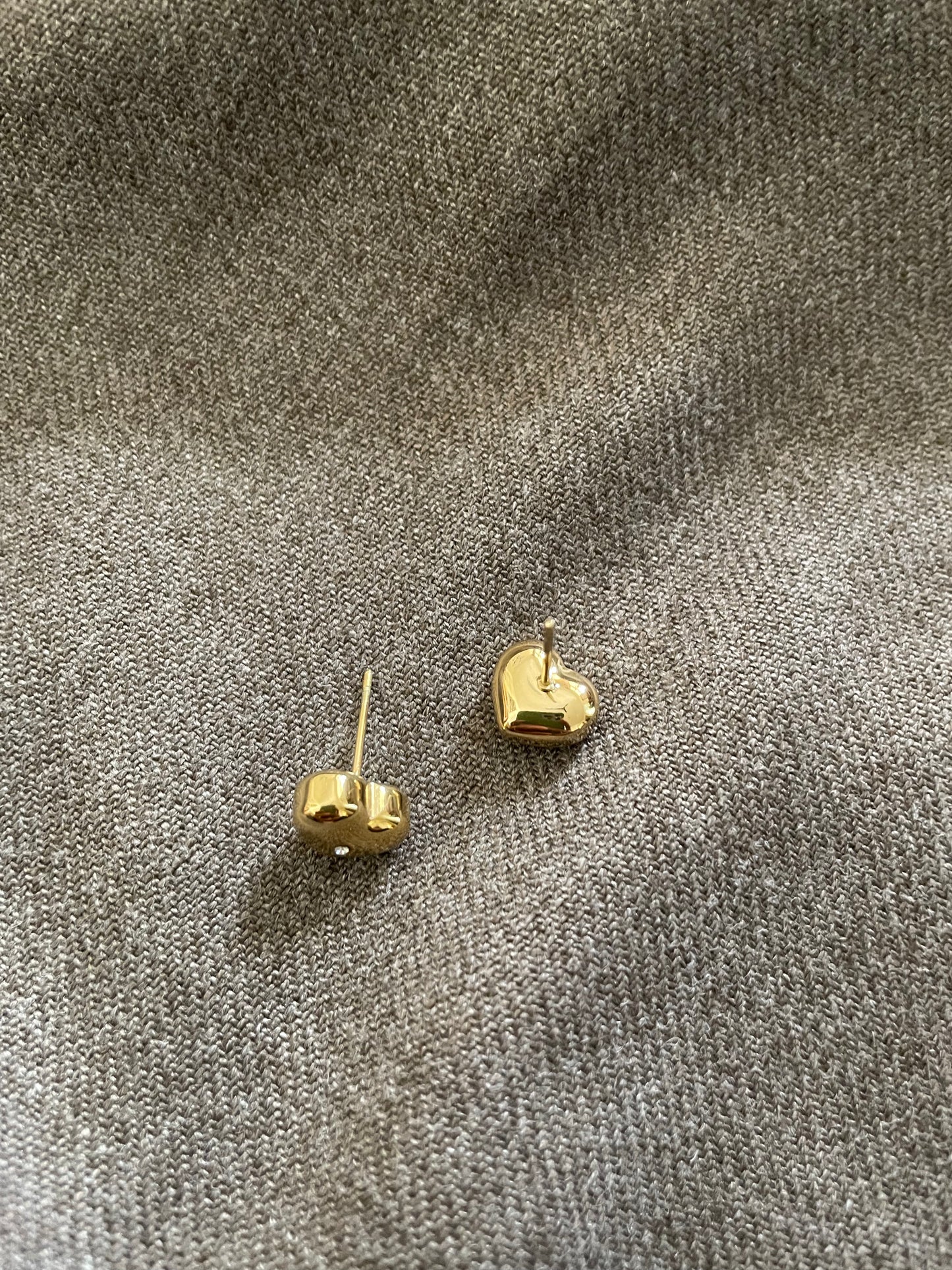 Eternal Heart Gold Studs