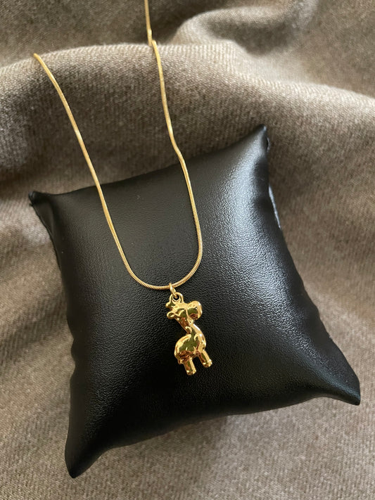 Golden Giraffe Pendant necklace