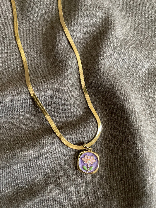 Pastel Petal Pendant necklace
