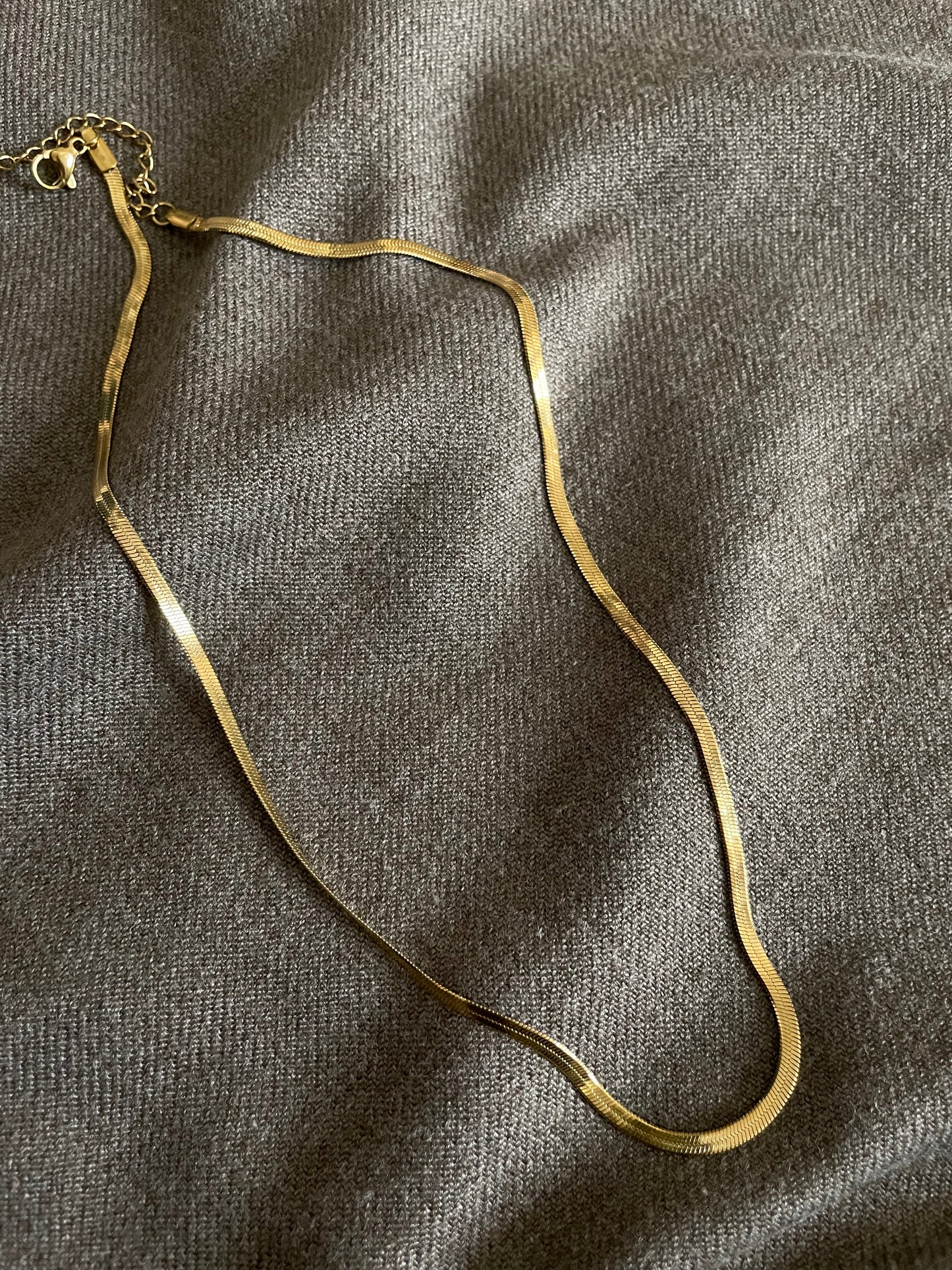 Classic Gold Snake Chain Necklace