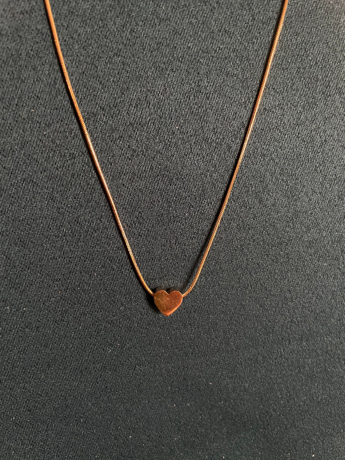Classic Gold Heart Pendant Necklace
