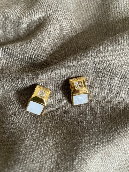 Prism Block Studs