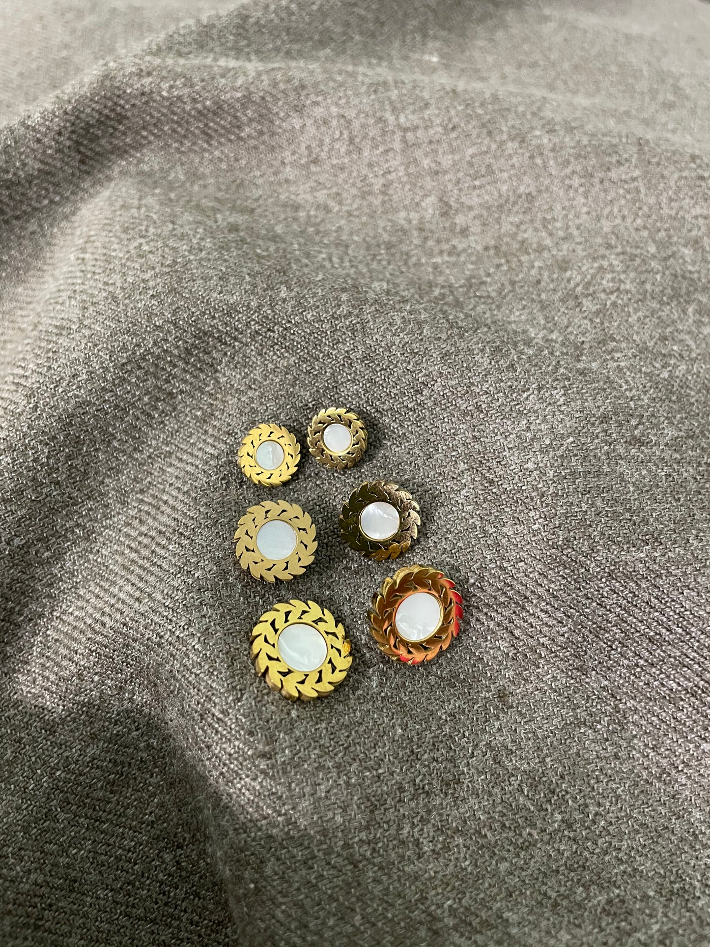Laurel Mother of Pearl Stud Combo Pack