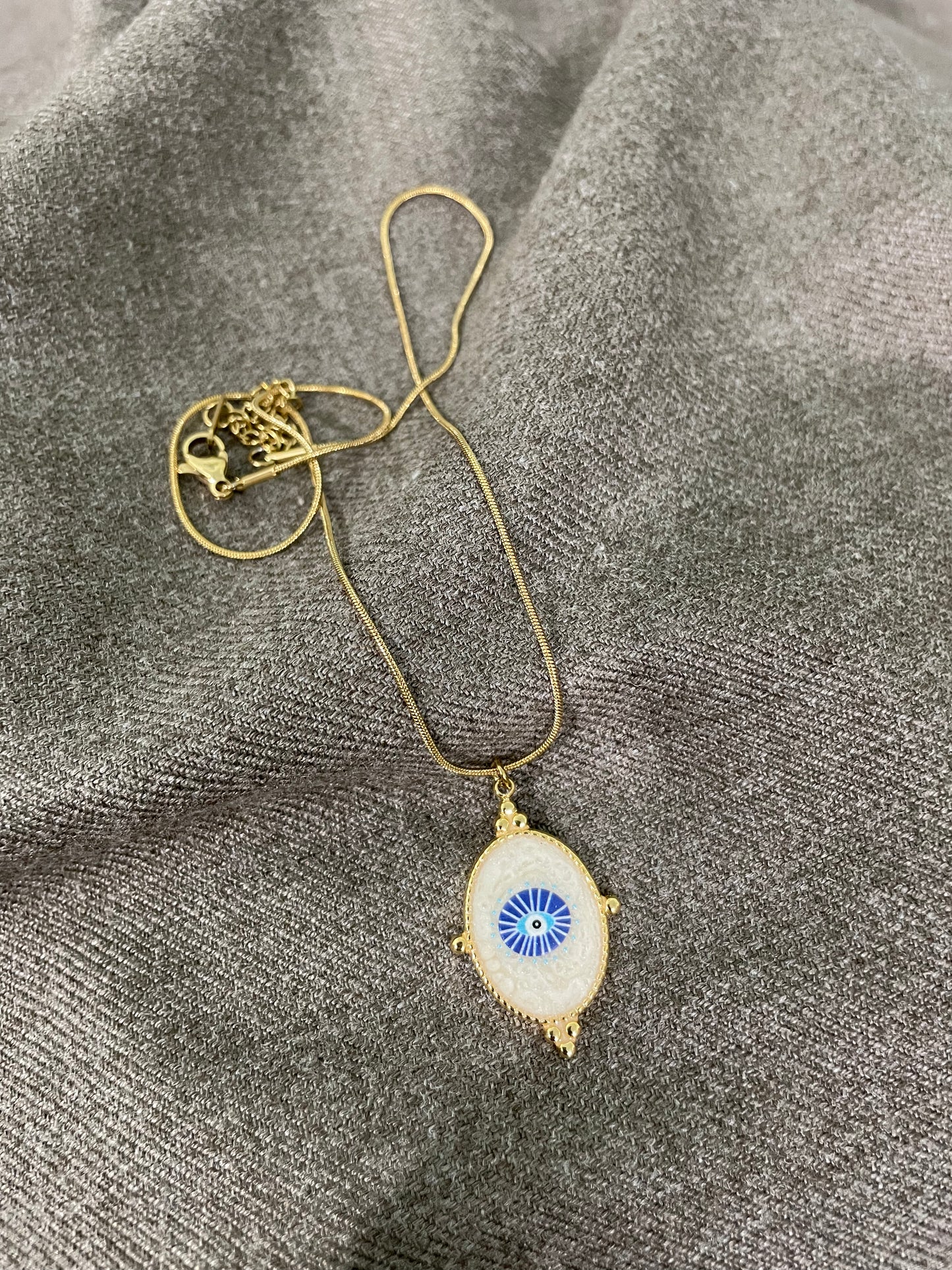 Azure Evil Eye Pendant