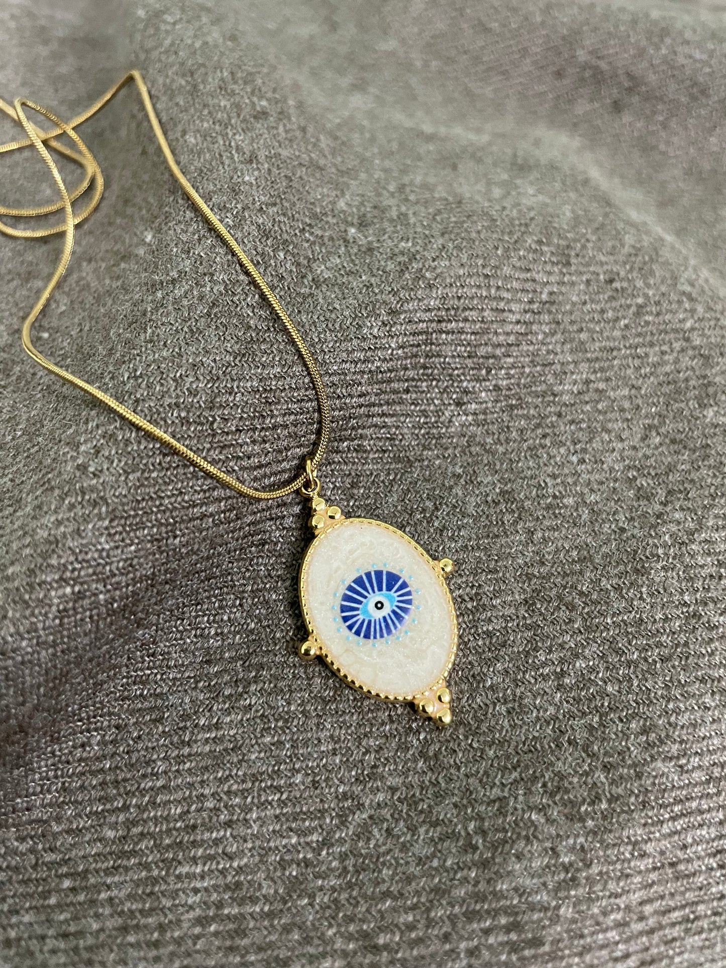 Azure Evil Eye Pendant