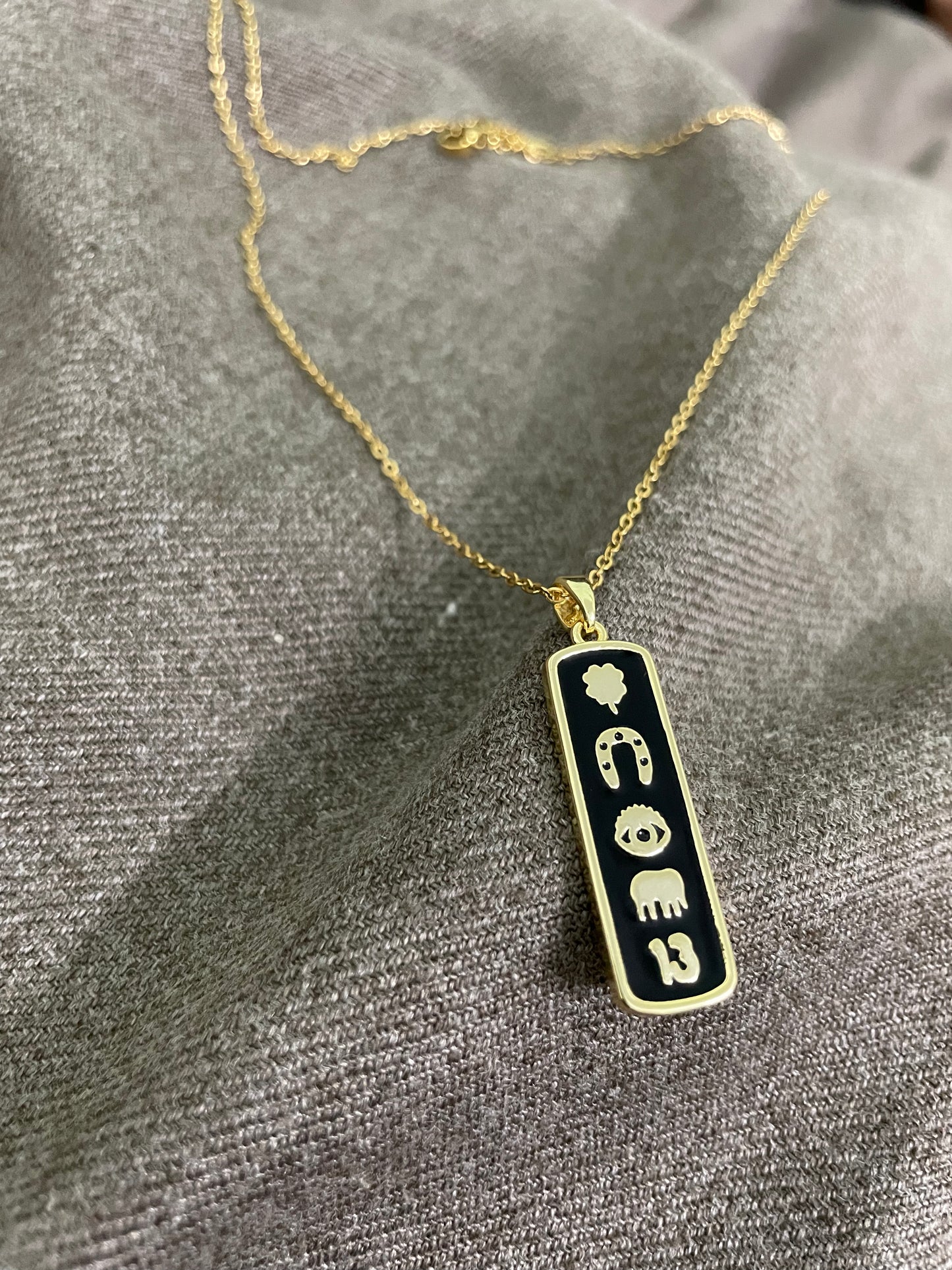 Symbolic Good Luck Talisman Necklace