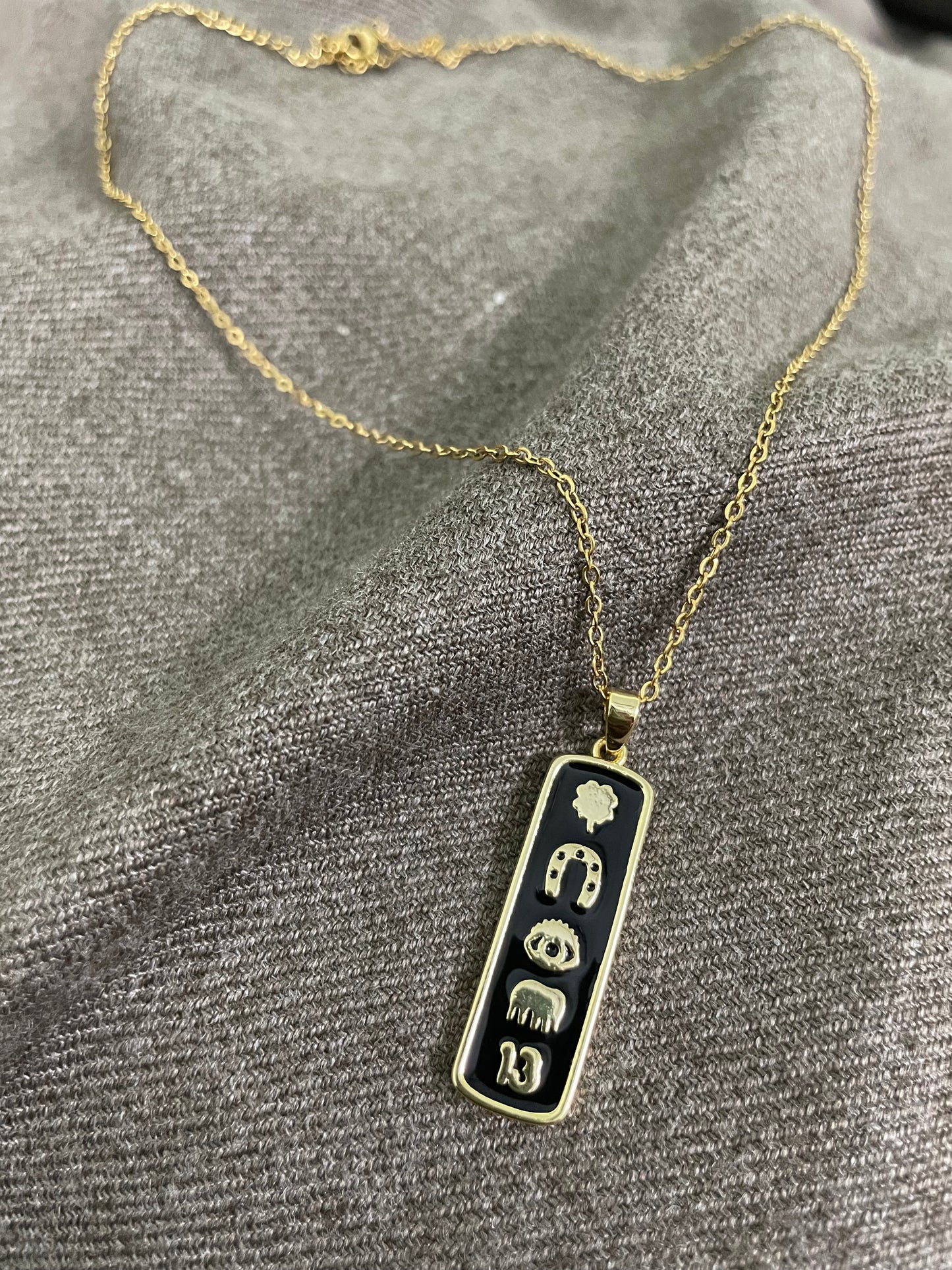 Symbolic Good Luck Talisman Necklace