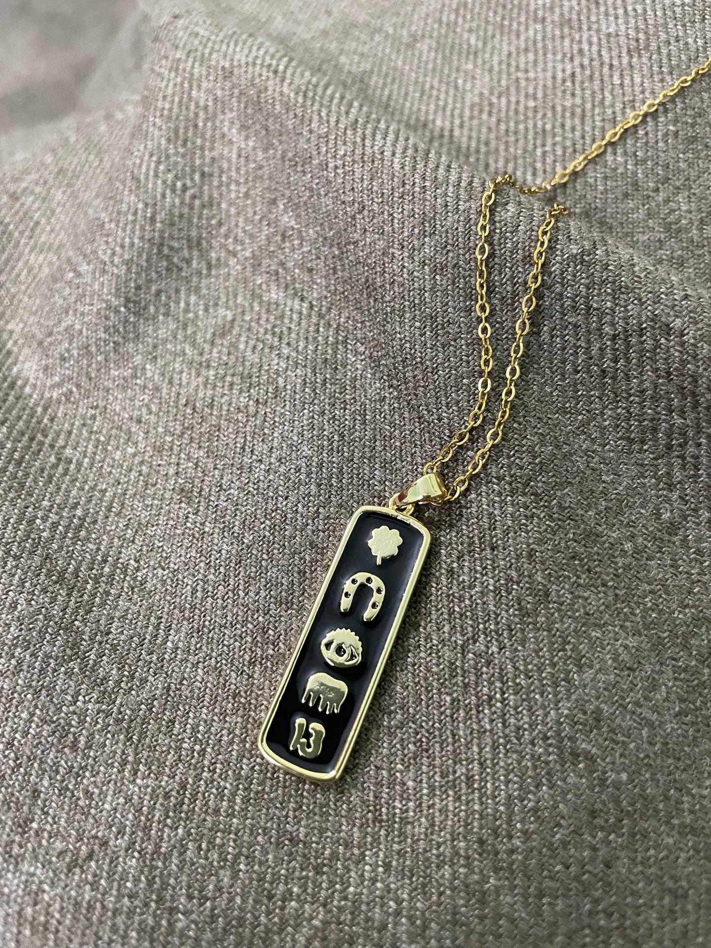 Symbolic Good Luck Talisman Necklace