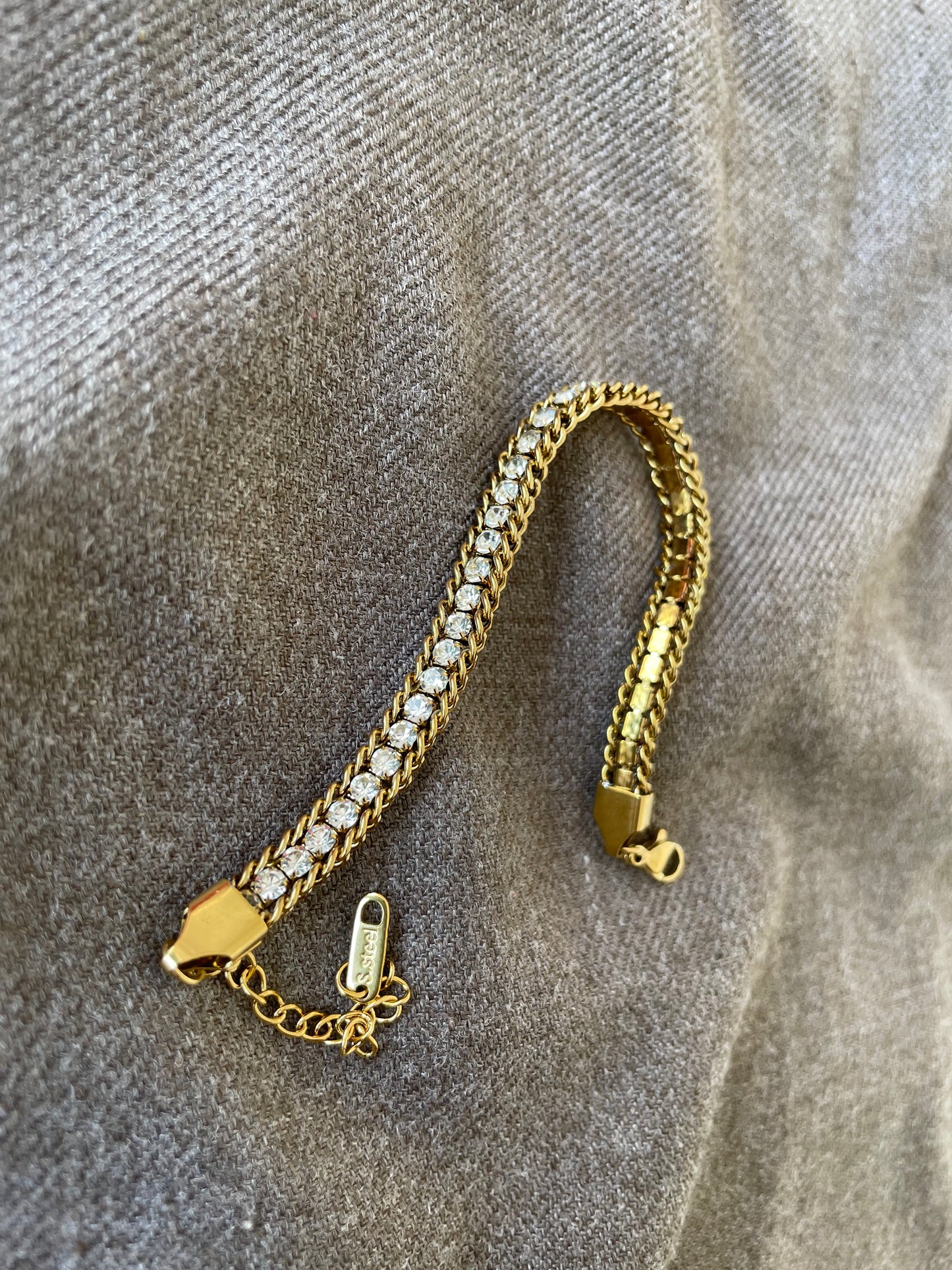 Classic Gold Chain Tennis Bracelet