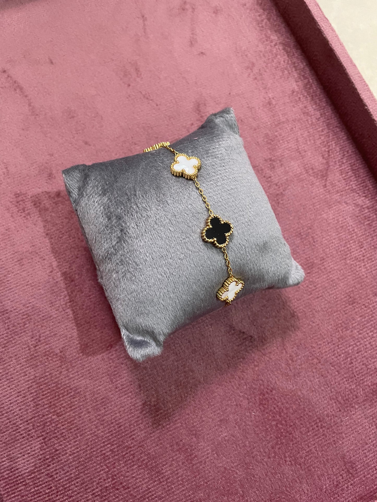 Lucky Clover Charm Bracelet