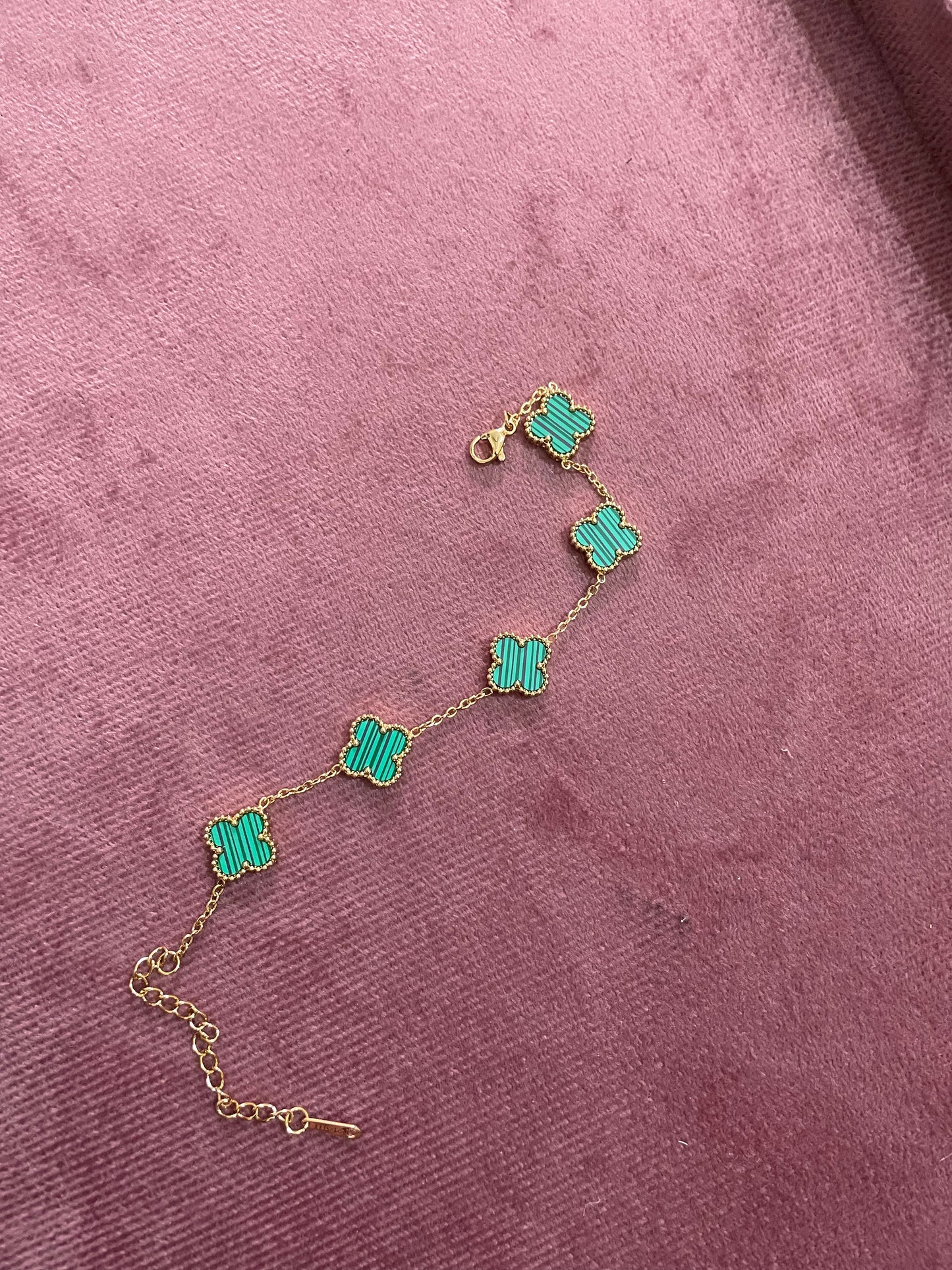 Lucky Clover Charm Bracelet