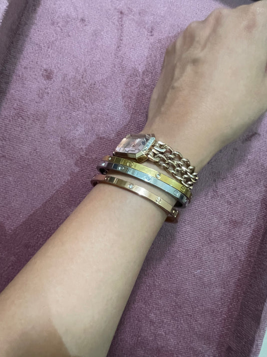 Trio Chic Stackable Cuff Set