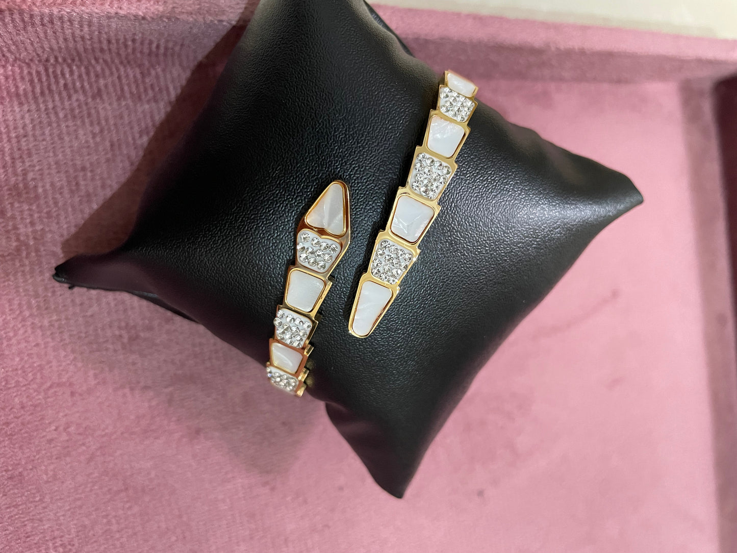 Opaline Luxe Dual Row Bangle