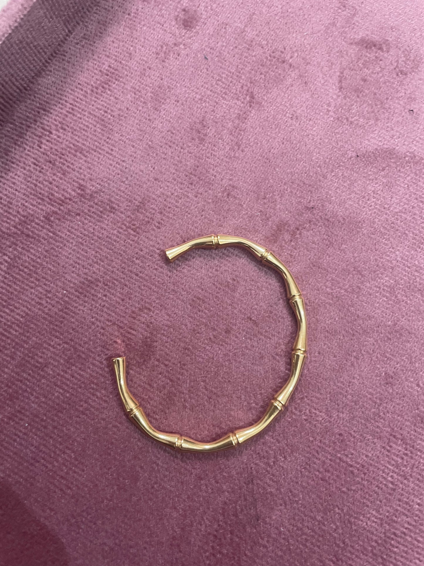 Bamboo Muse Gold Bangle