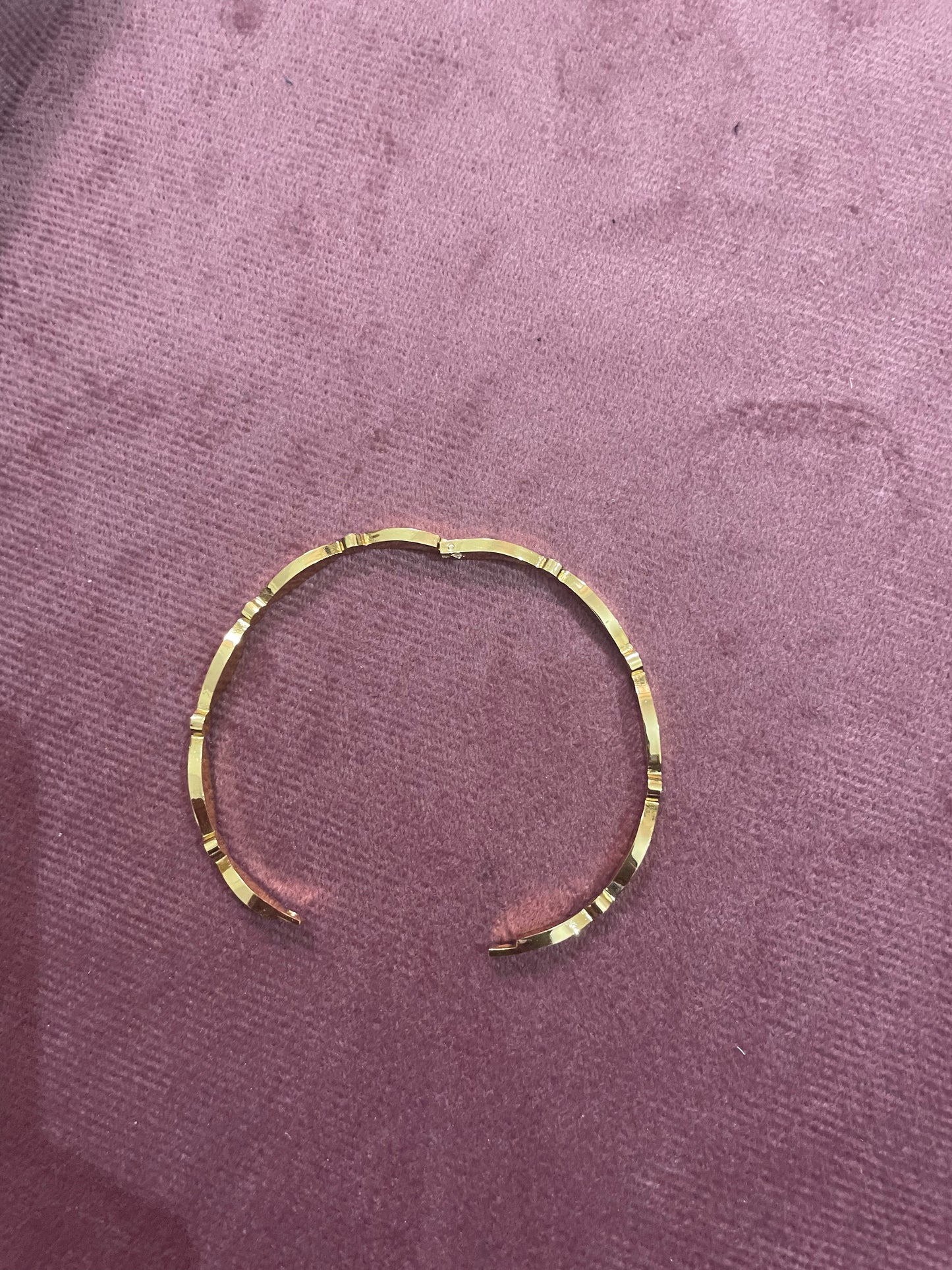 Aurora Leaf Crystal Bangle