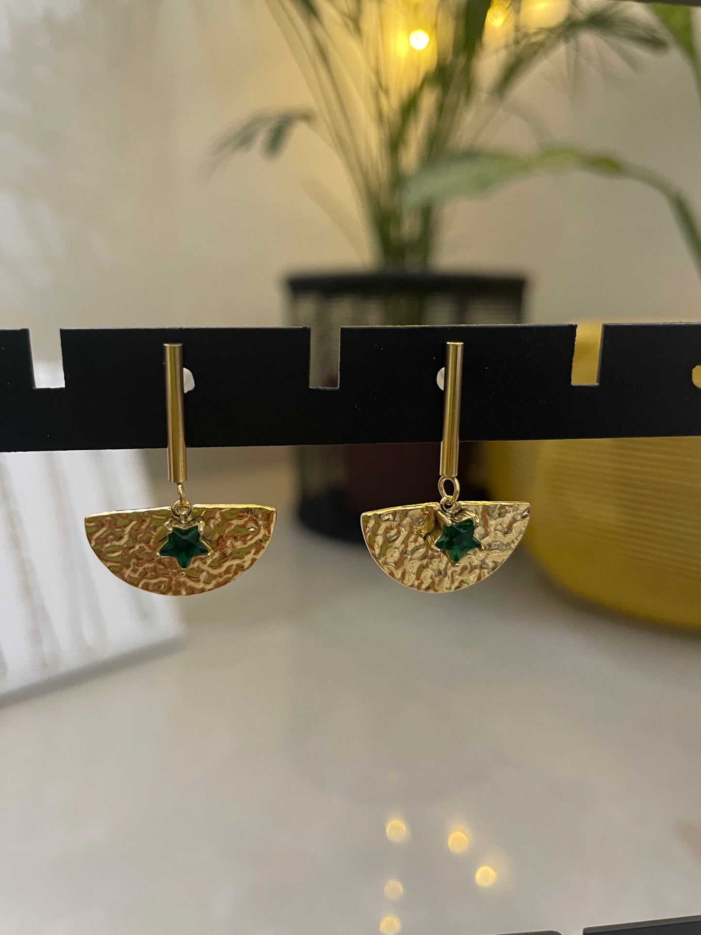 Celestial Starburst Drop Earrings