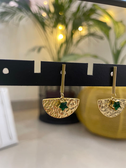 Celestial Starburst Drop Earrings