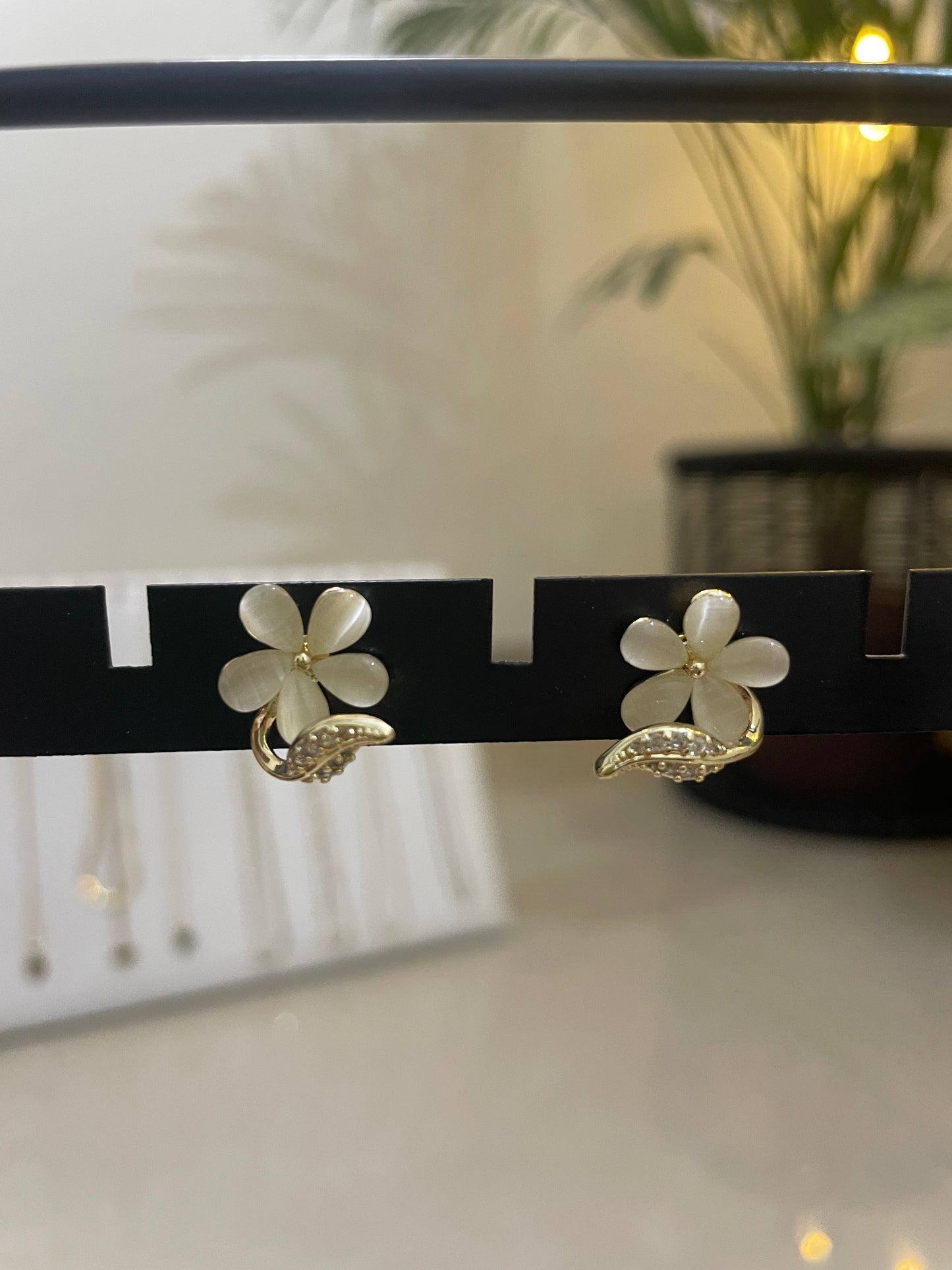 Mother of Pearl Blossom Studs