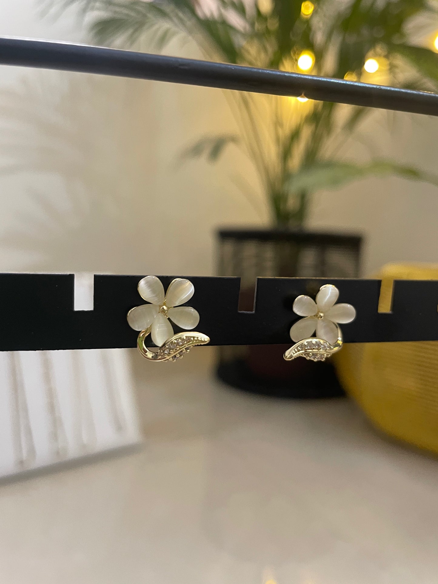 Mother of Pearl Blossom Studs