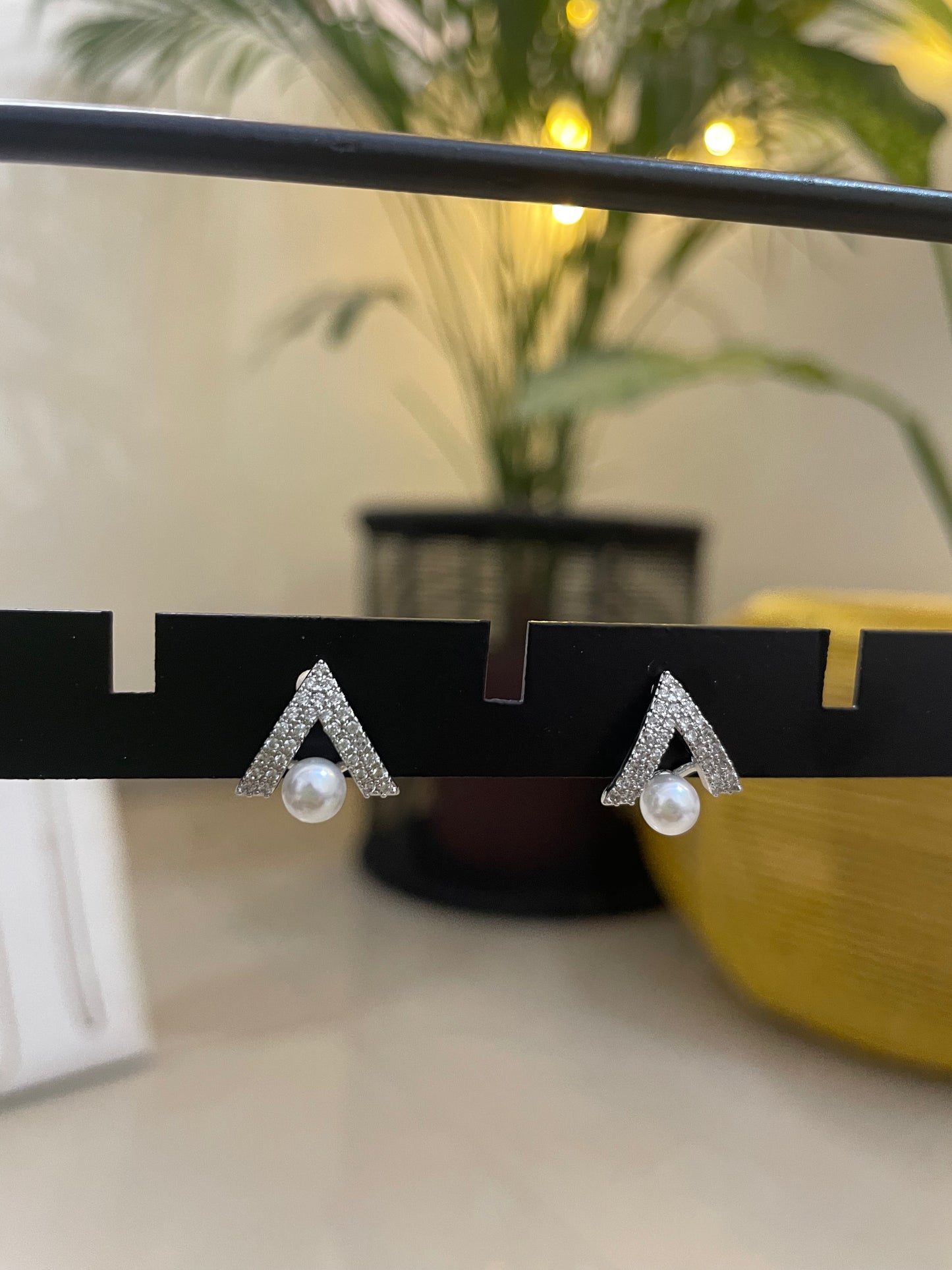 Pearl Prism V Studs