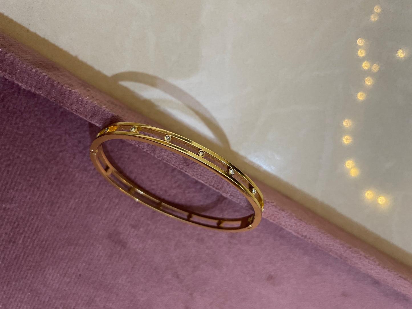 Eclipse Crystal Orbit Bangle