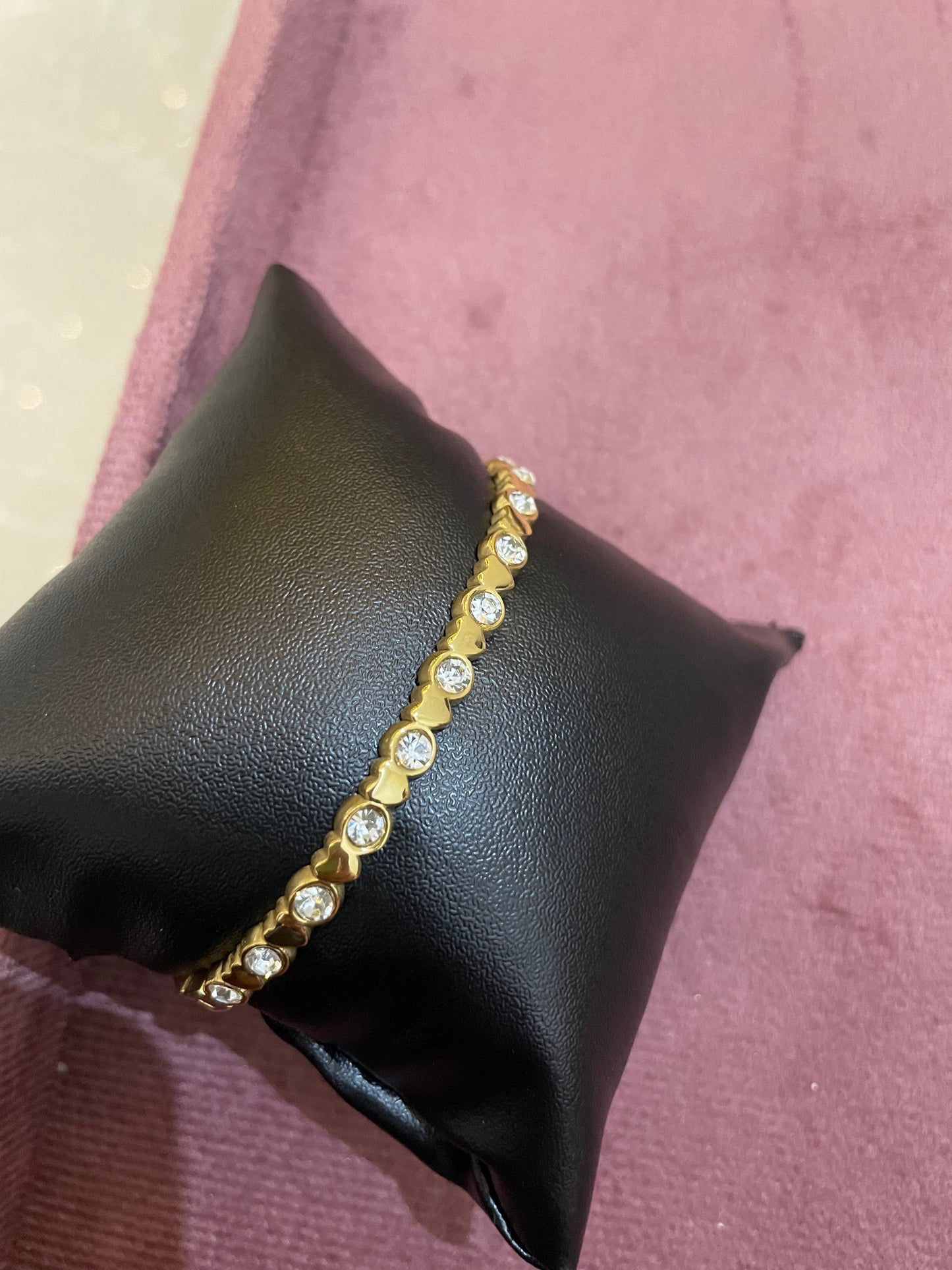 Radiant Heart Tennis Bangle