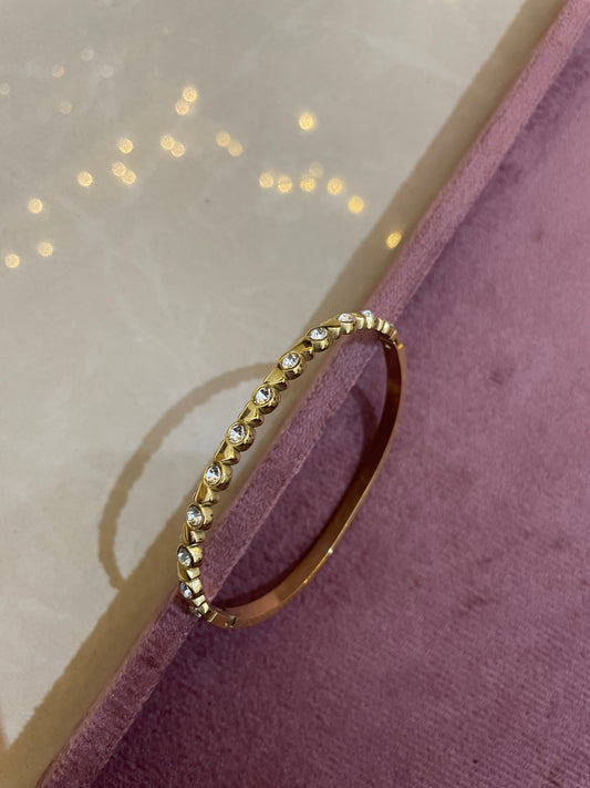 Radiant Heart Tennis Bangle