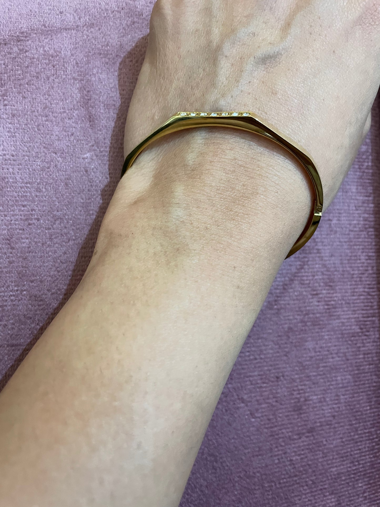 Vertex Glow Crystal Bangle