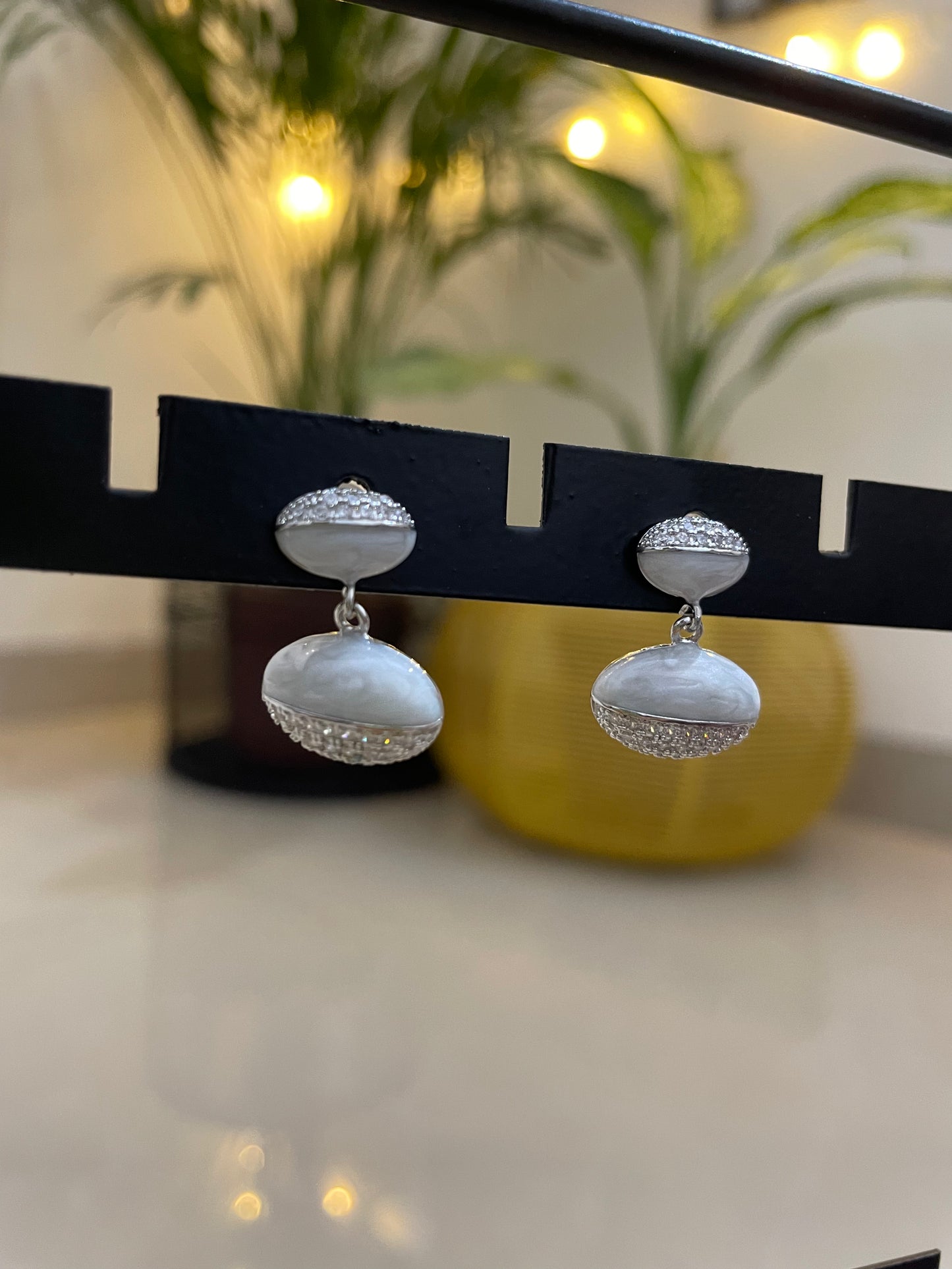 Pearl Mirage Drop Earrings
