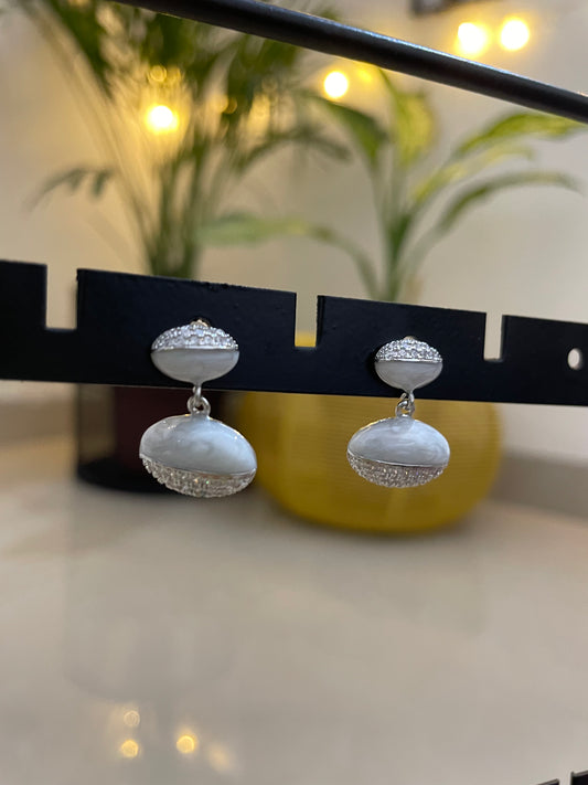 Pearl Mirage Drop Earrings