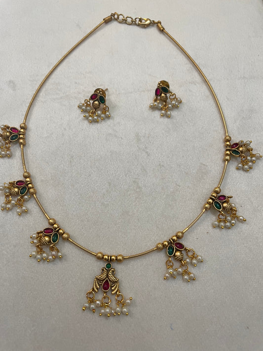 Peacock Charm Temple Hasli