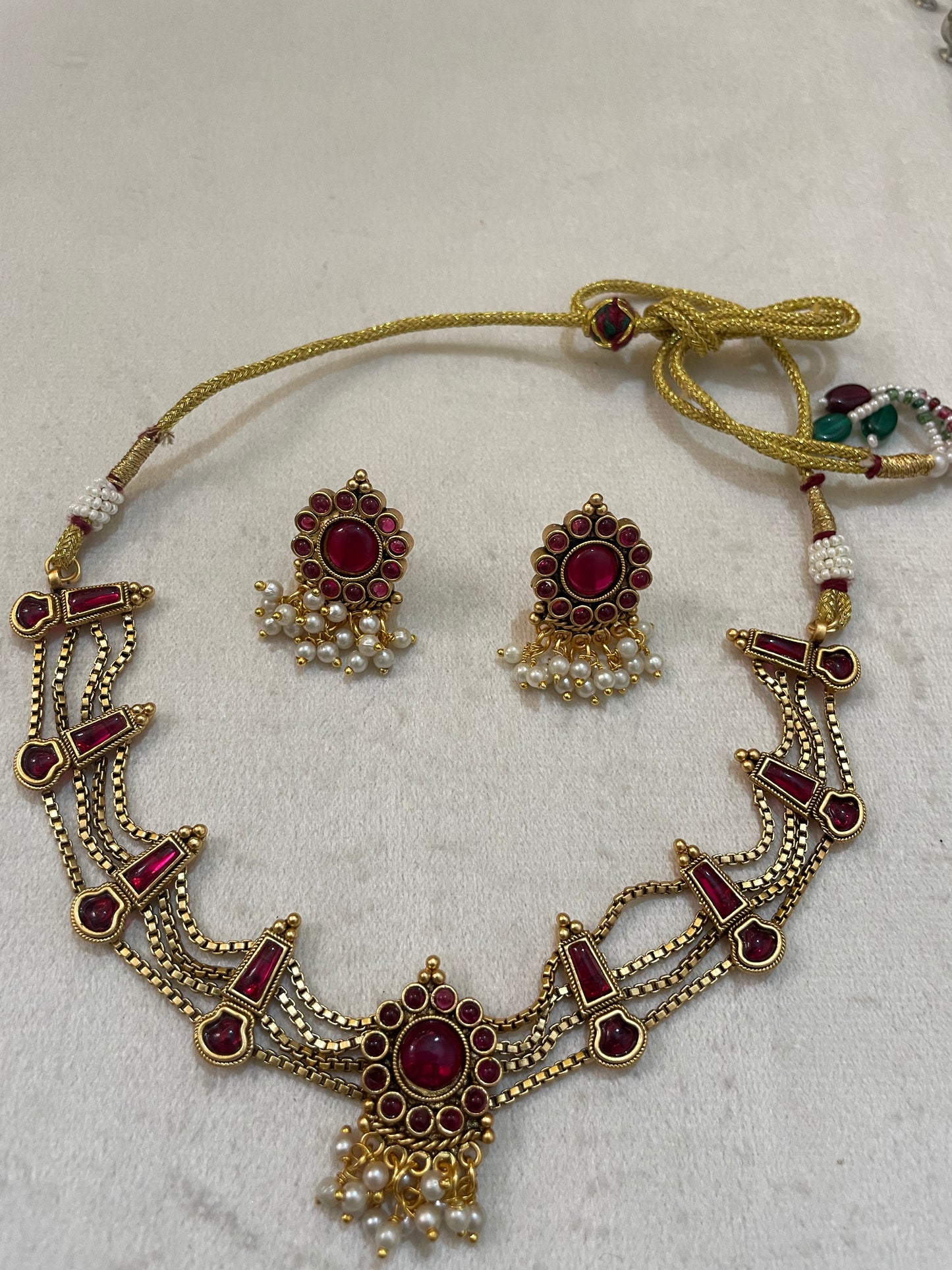 Royal Layered Choker Set
