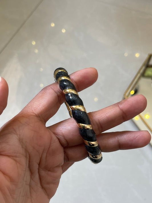 Twisty Rope Enamel Bangle