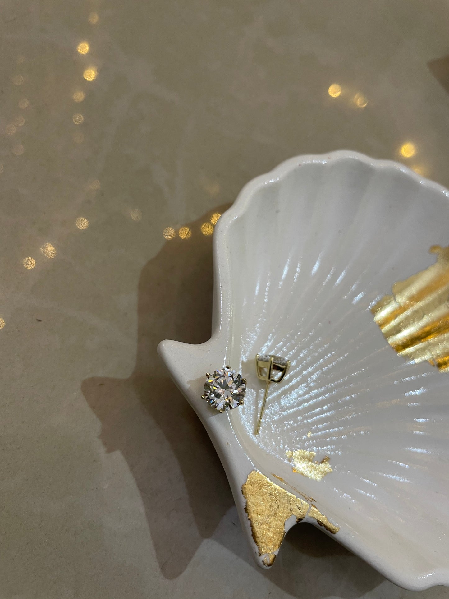 Solitaire Spark Diamond Studs