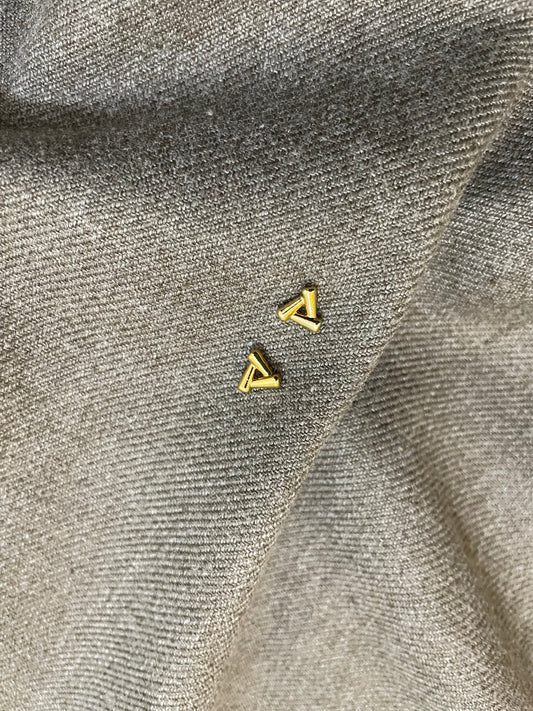 Mini Geo Triangle Studs