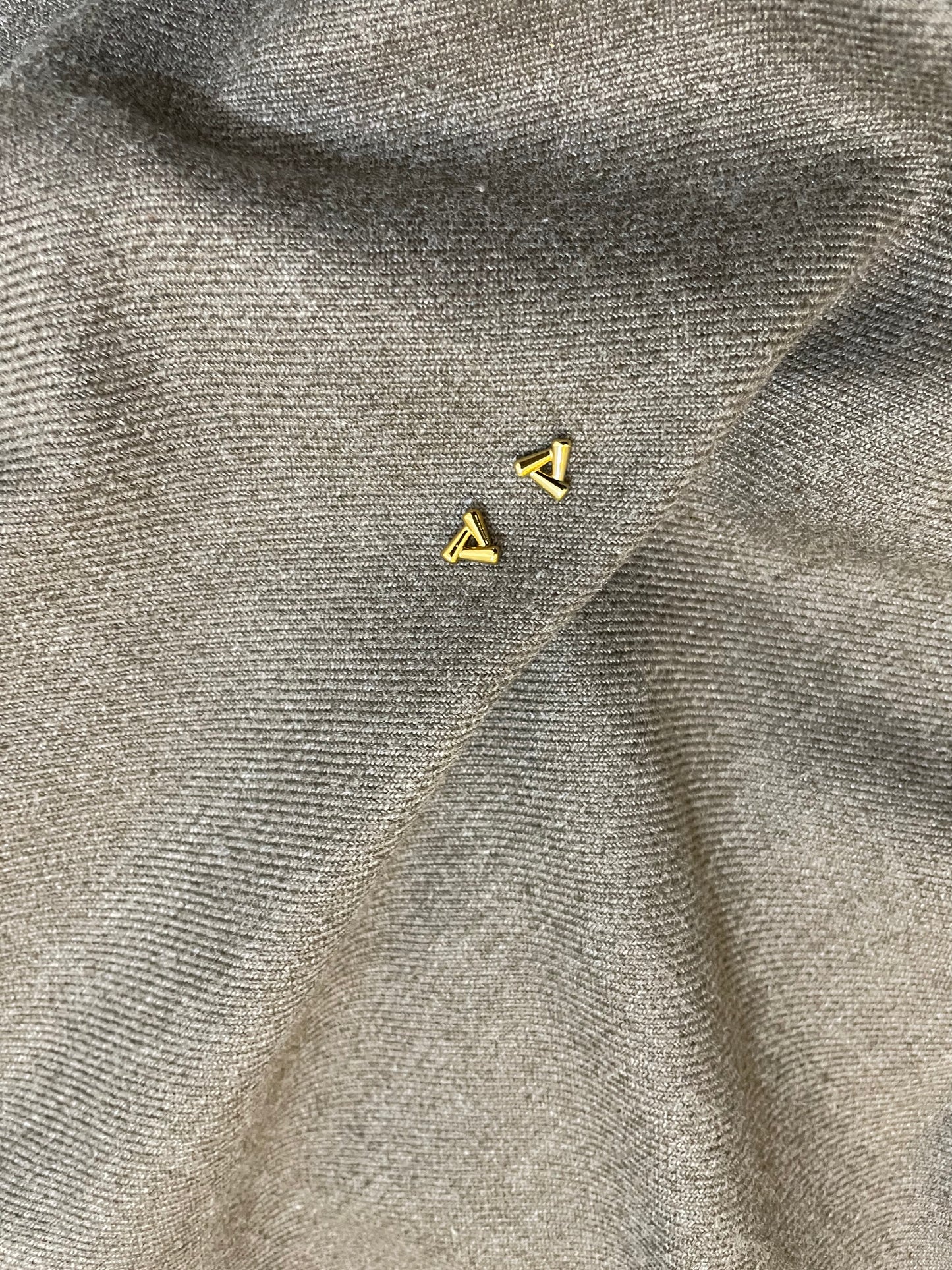 Mini Geo Triangle Studs