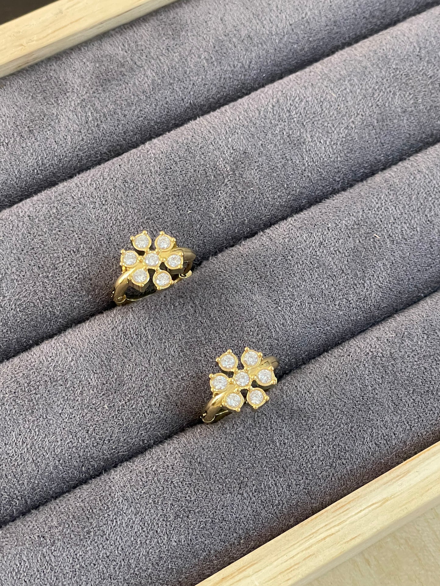 Royal Mosaic Crystal Huggies