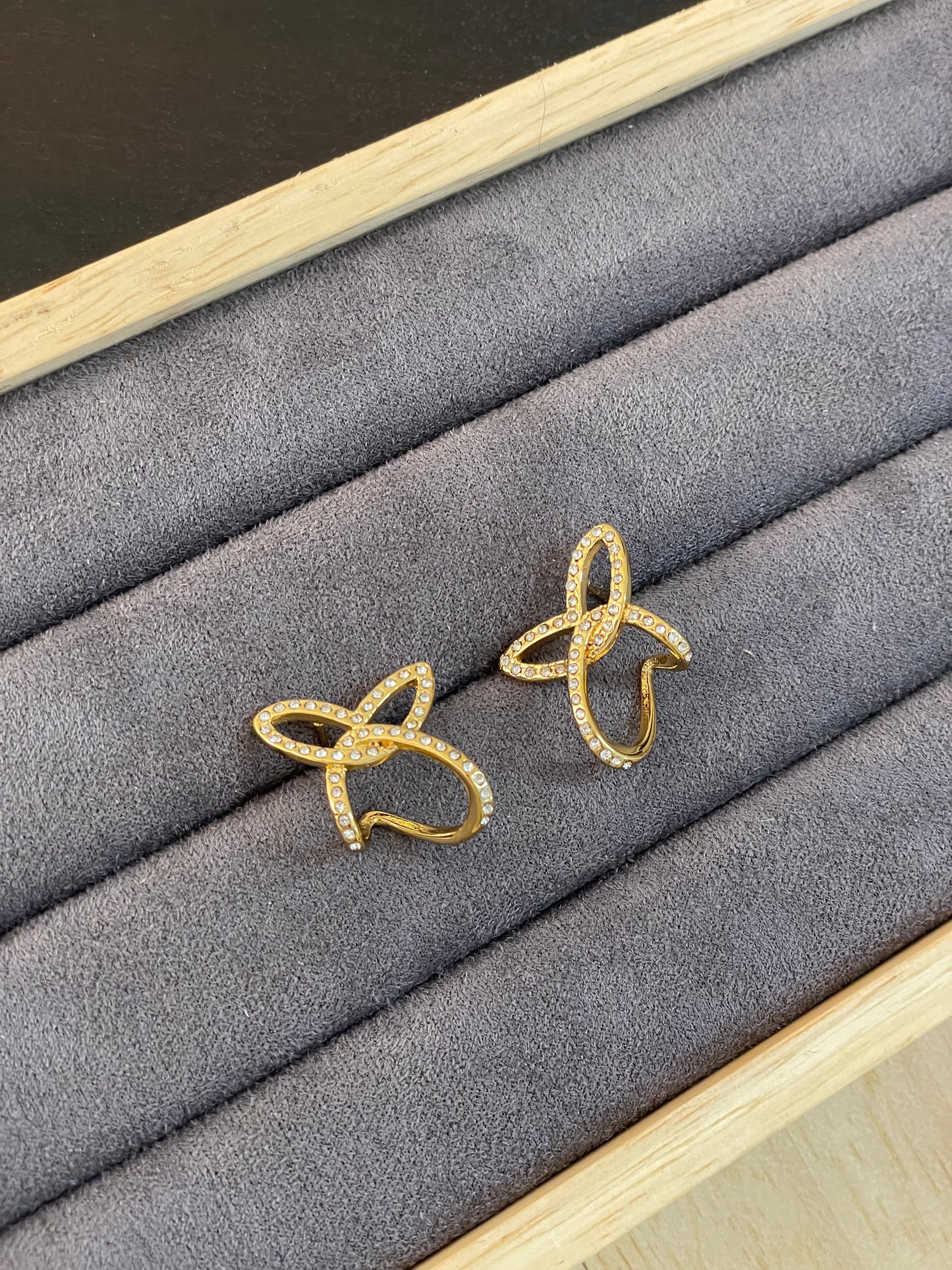 Abstract Butterfly Ear Wraparound earrings