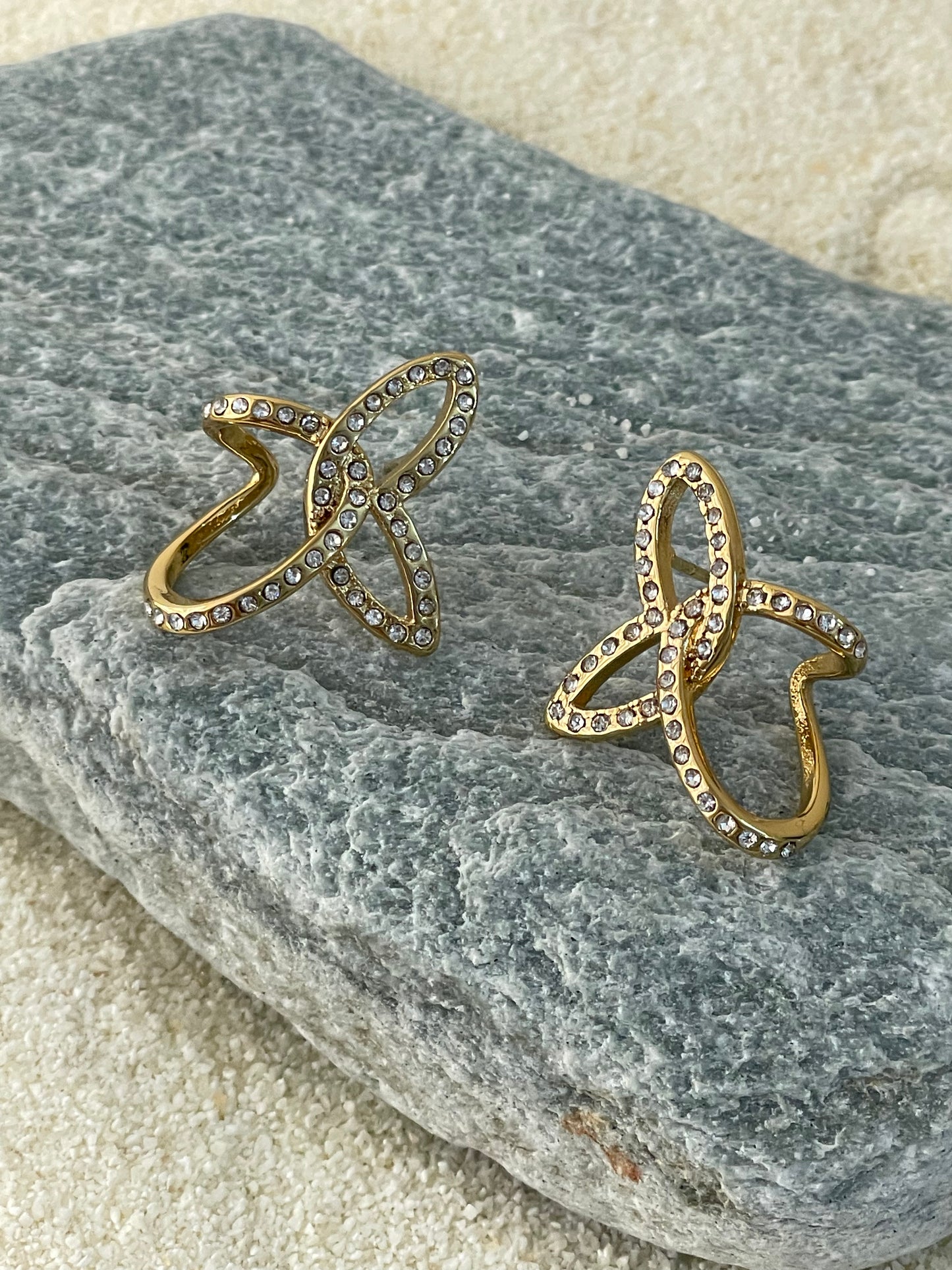 Abstract Butterfly Ear Wraparound earrings