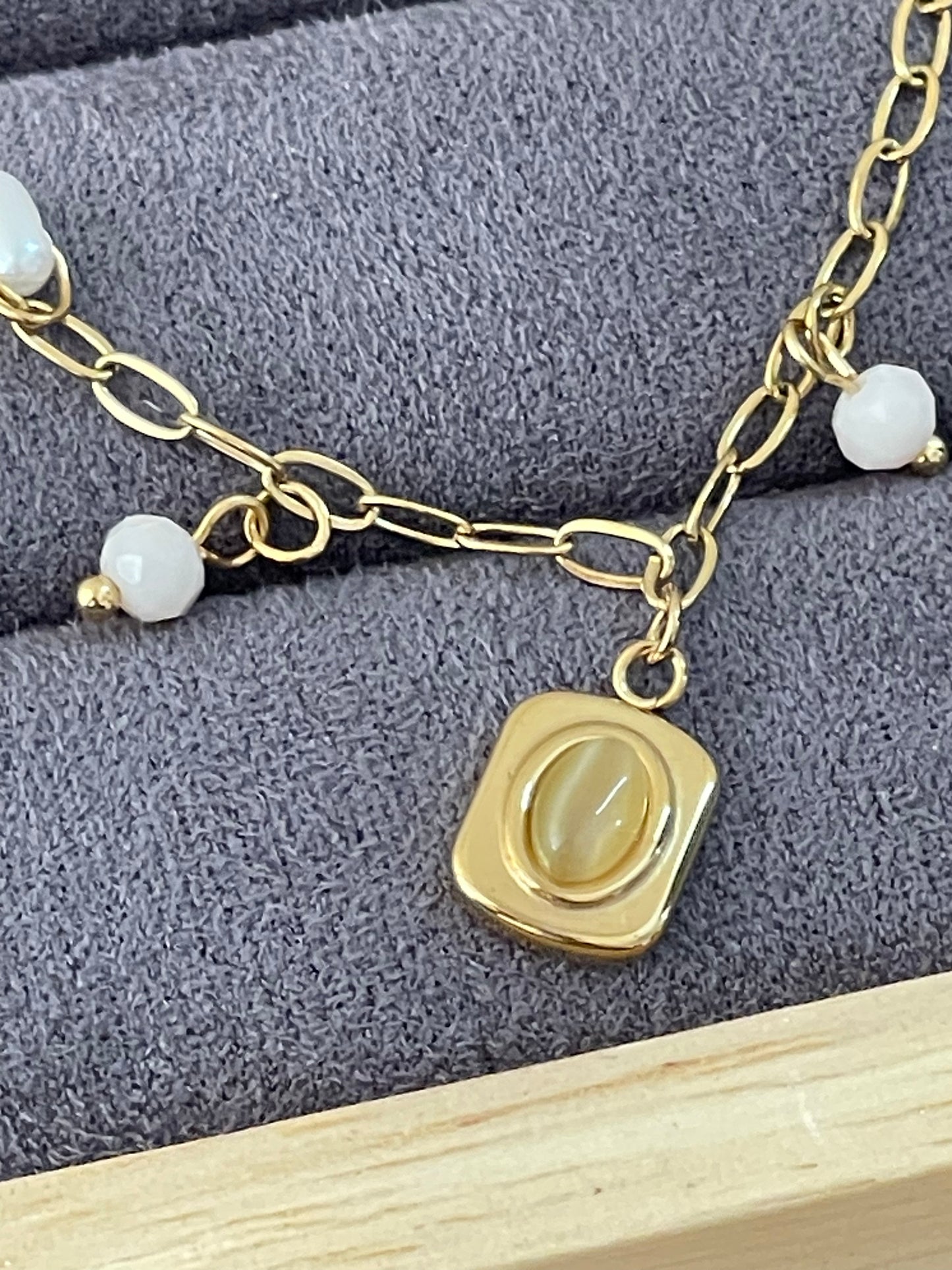 Golden Meadow Charm Bracelet