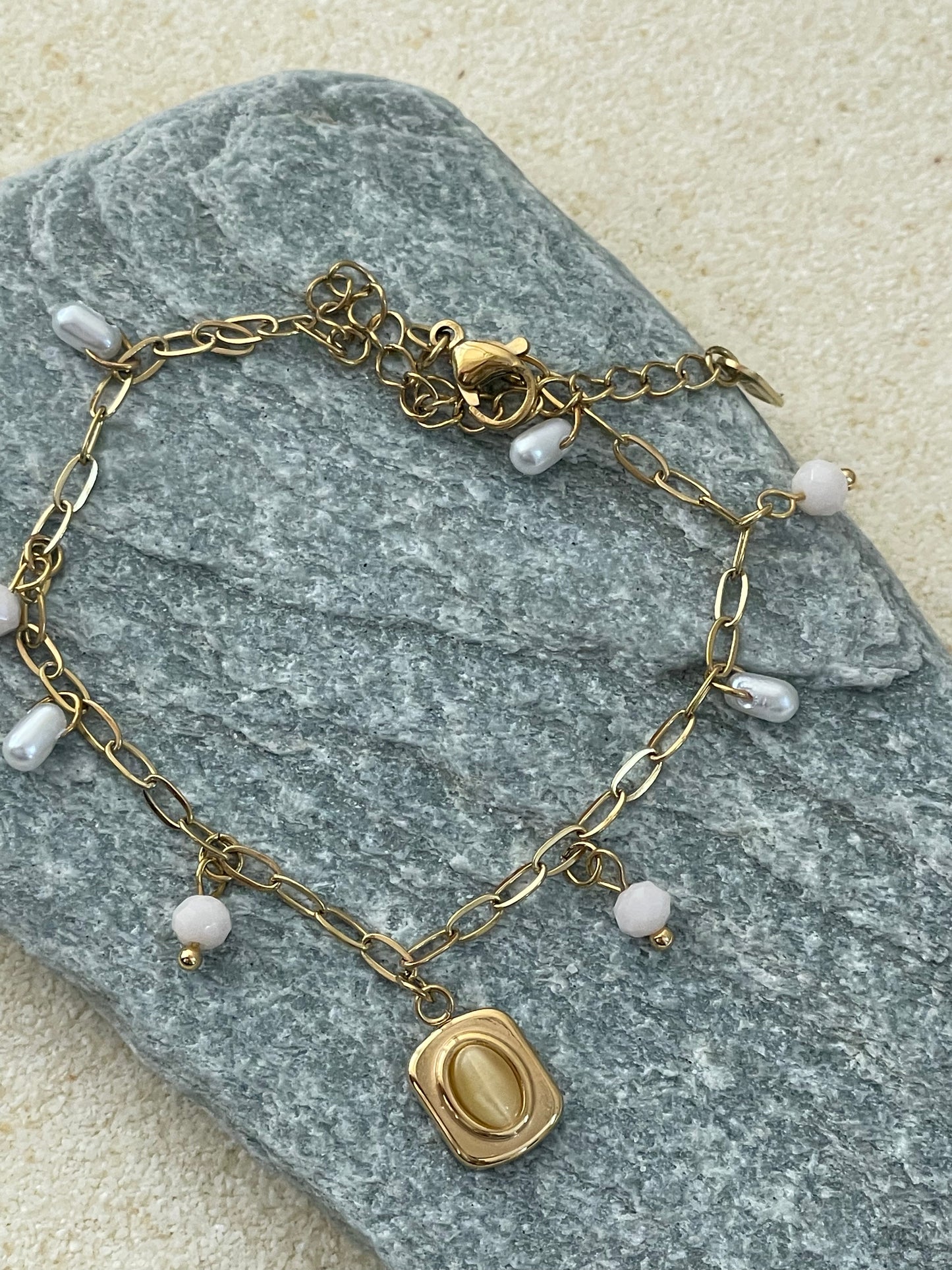 Golden Meadow Charm Bracelet