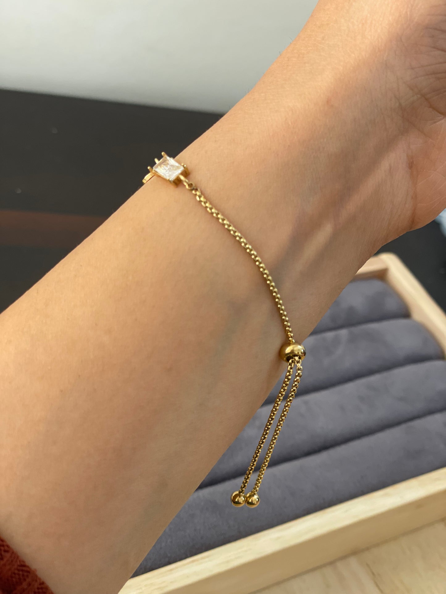 Gilded Flora Adjustable Bracelet